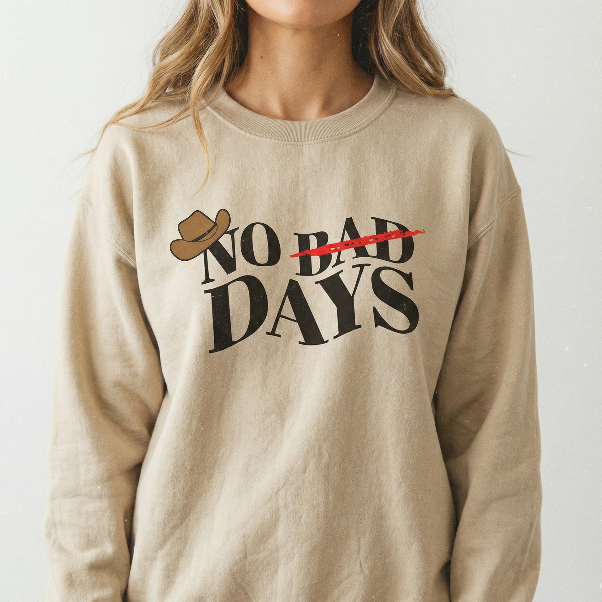 No Bad Days Graphic T-Shirt – Positive Vibes Statement Tee