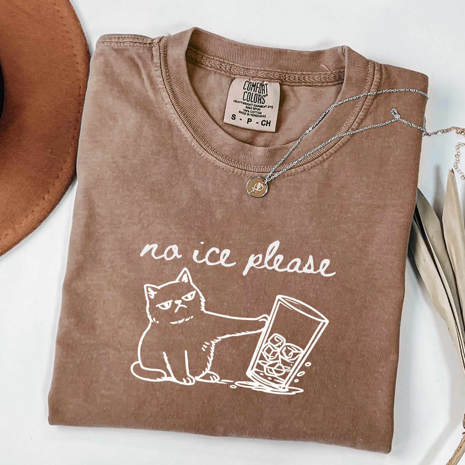 No ICE Cat Graphic T-Shirt – Pro Immigration Social Justice Tee – Feminist Activist Apparel