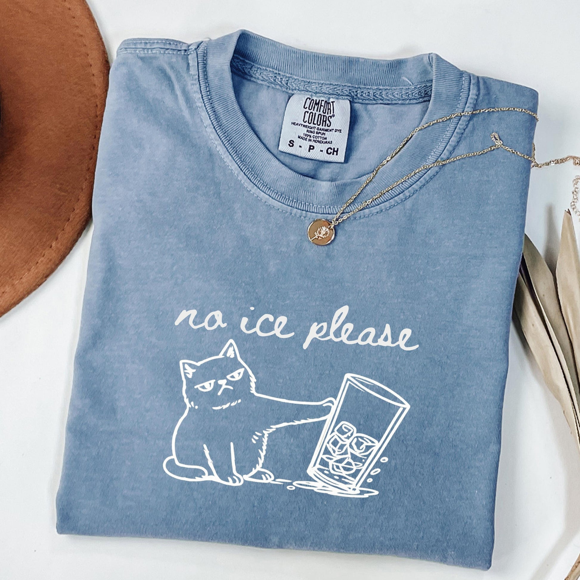 No ICE Cat Graphic T-Shirt – Pro Immigration Social Justice Tee – Feminist Activist Apparel