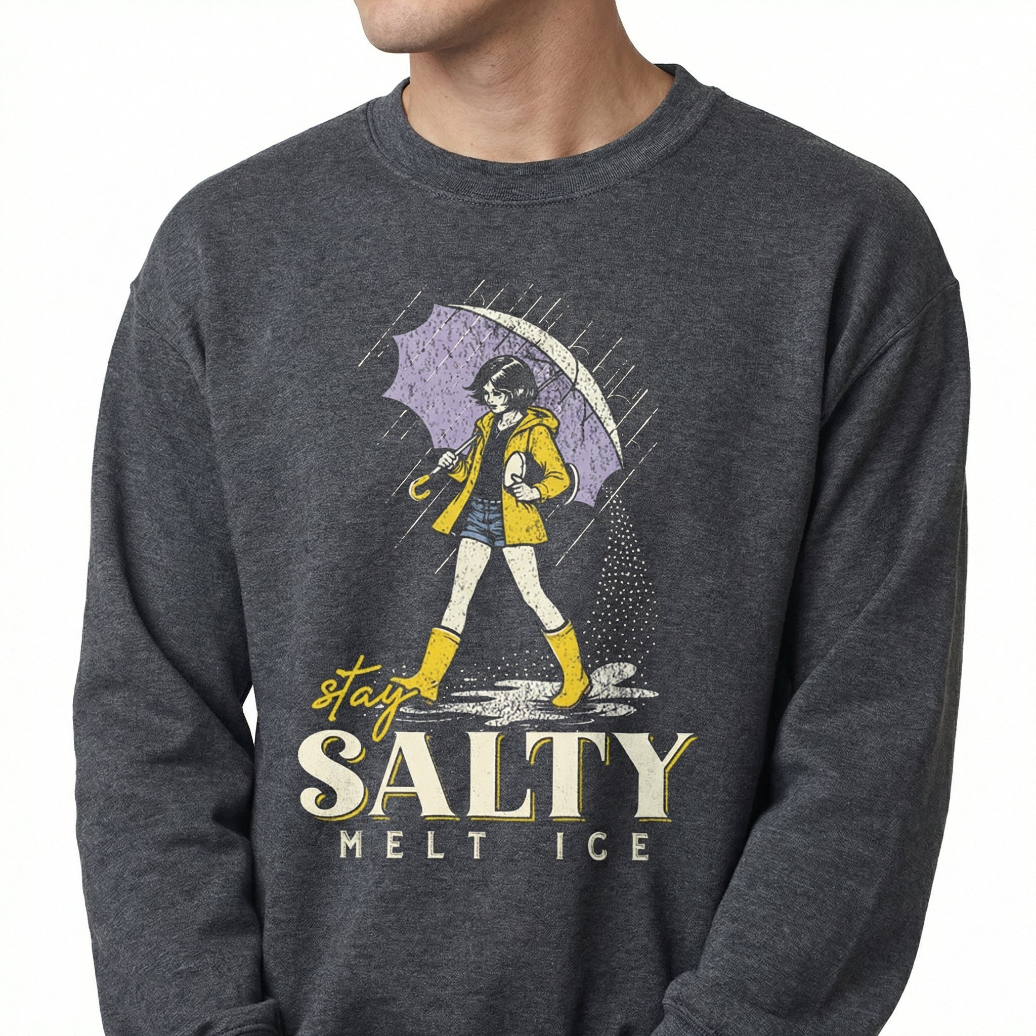 No ICE Stay Salty Political Graphic Tee – Social Justice Message Shirt