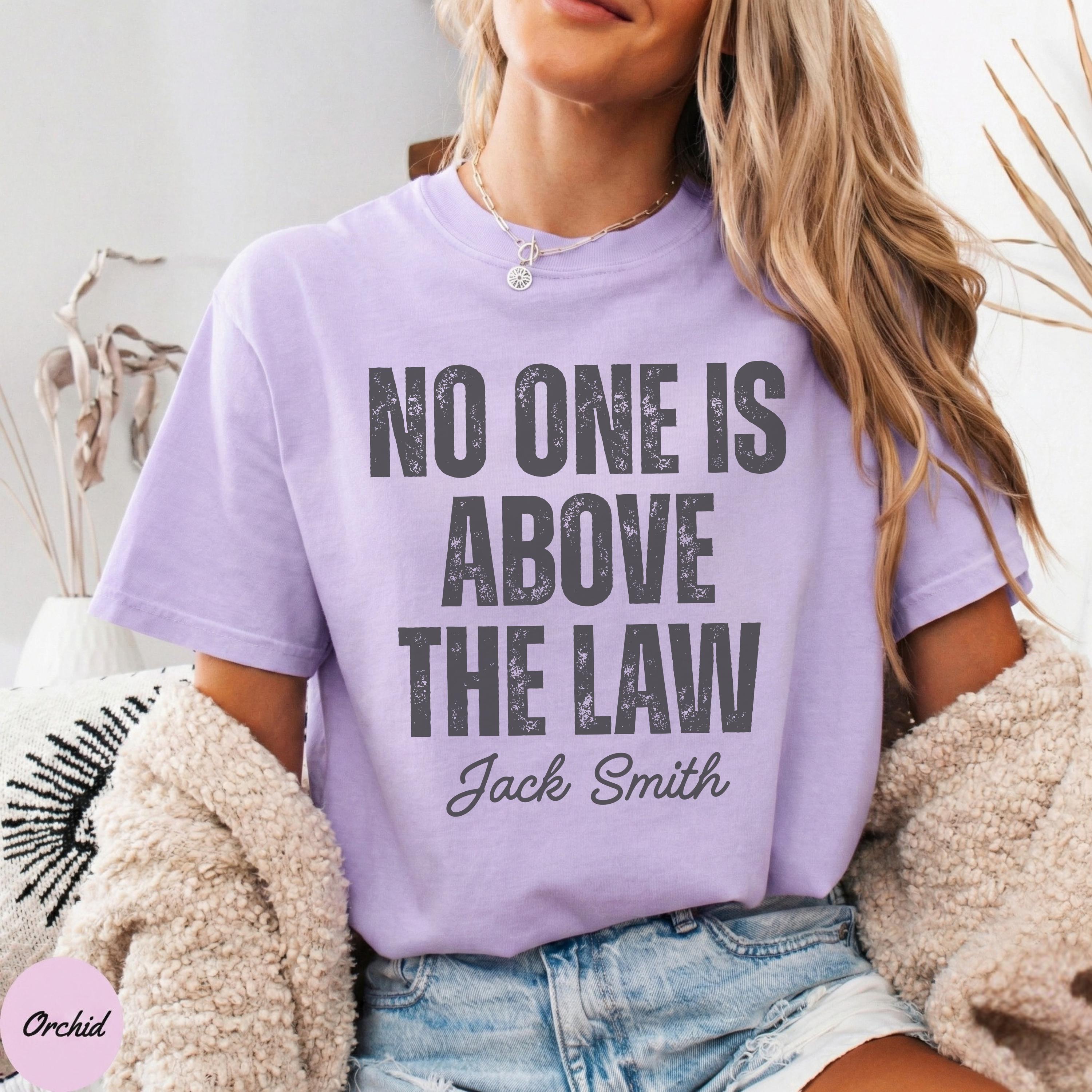 No One Is Above the Law Graphic T-Shirt – Justice & Freedom Political Statement Tee