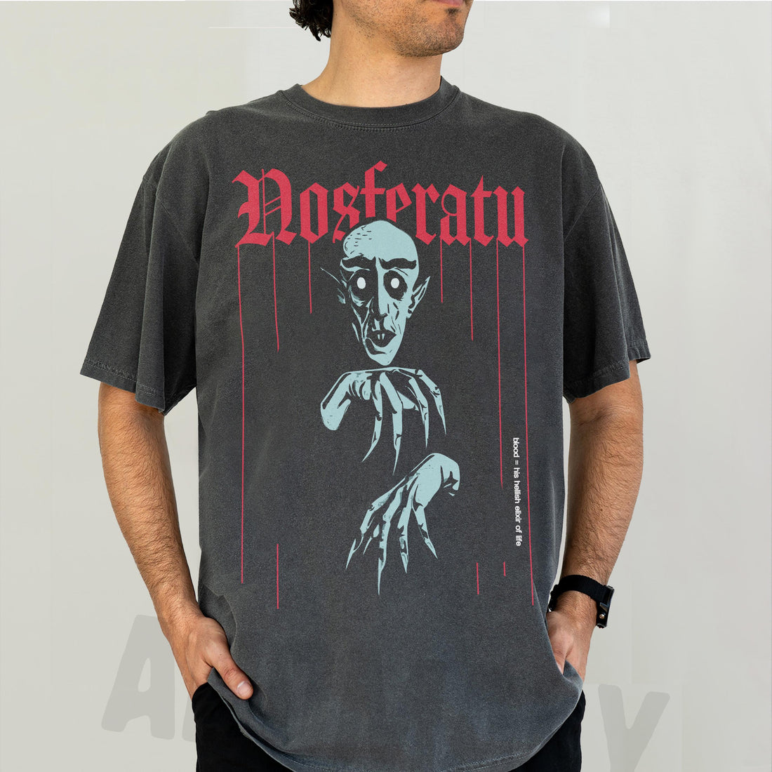 Nosferatu Graphic Tee – Retro Old School Vampire Horror Movie T-Shirt