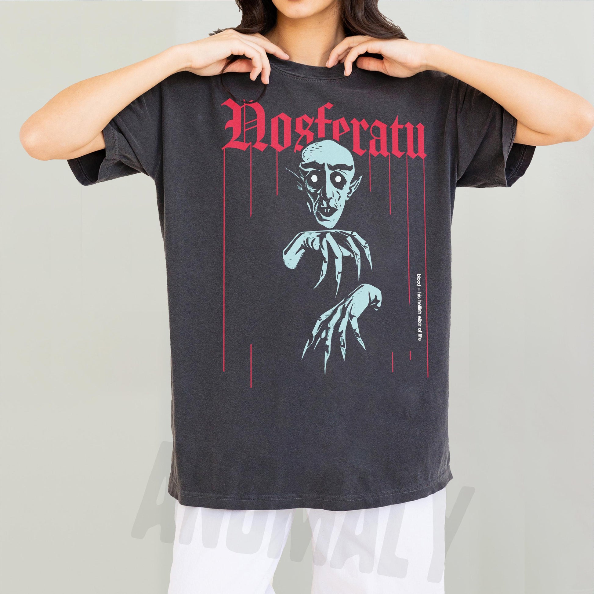 Nosferatu Graphic Tee – Retro Old School Vampire Horror Movie T-Shirt