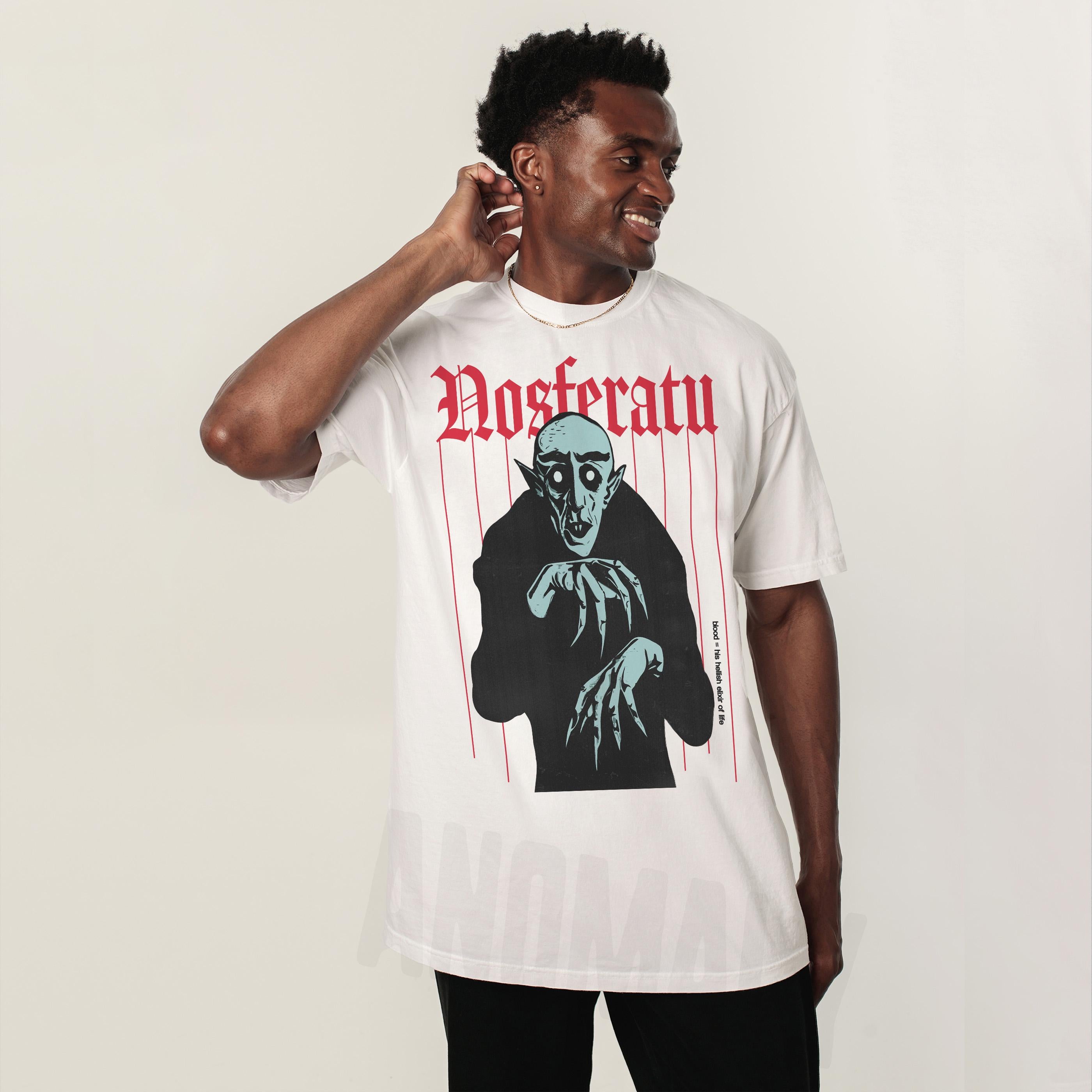 Nosferatu Graphic Tee – Retro Old School Vampire Horror Movie T-Shirt
