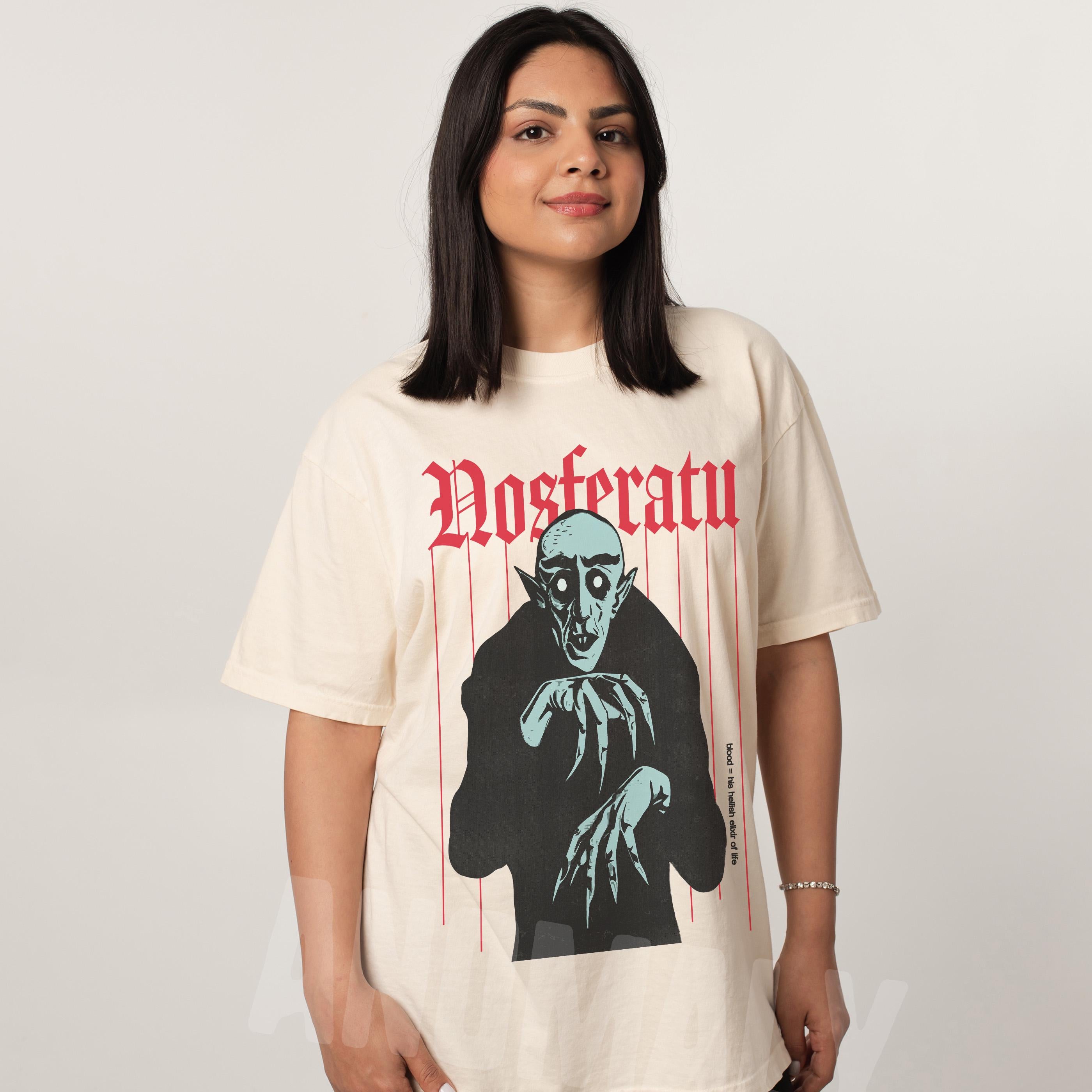 Nosferatu Graphic Tee – Retro Old School Vampire Horror Movie T-Shirt