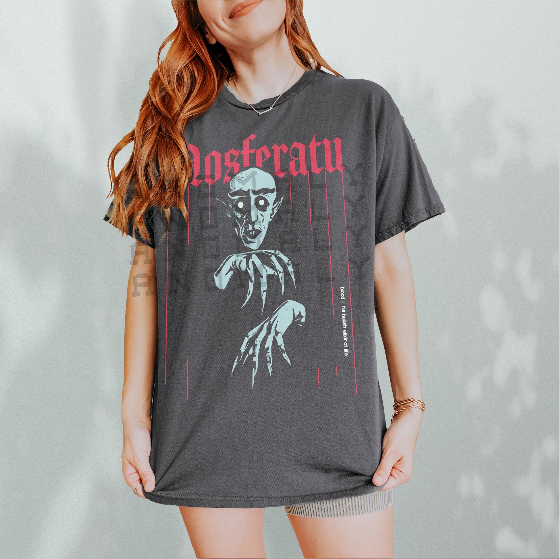 Nosferatu Graphic Tee – Retro Old School Vampire Horror Movie T-Shirt