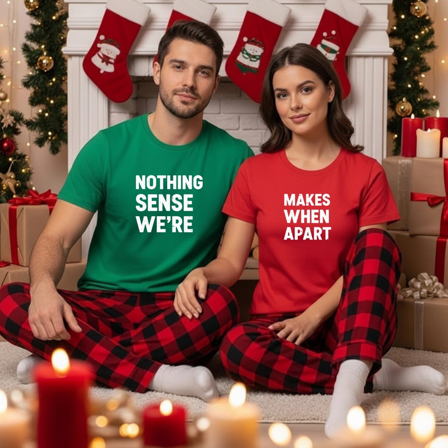 Nothing Makes Sense When We're Apart Matching T-Shirts For Couples