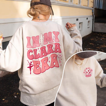 Nutcracker Ballet Sweatshirt – In My Clara Era Holiday Crewneck, Christmas Gift