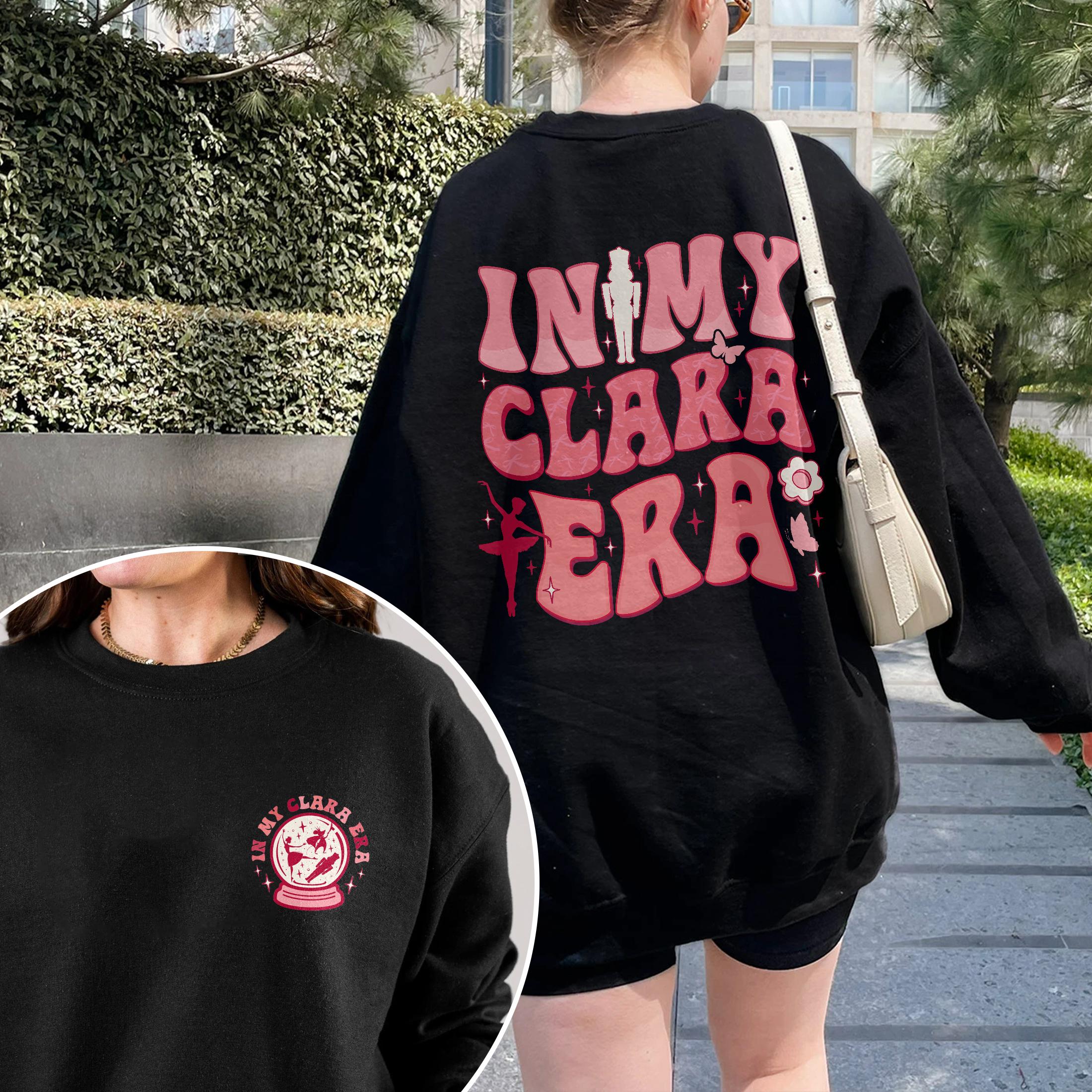 Nutcracker Ballet Sweatshirt – In My Clara Era Holiday Crewneck, Christmas Gift