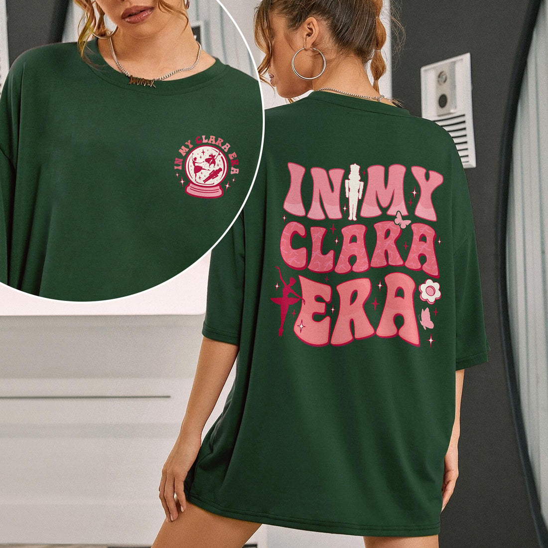 Nutcracker Ballet Sweatshirt – In My Clara Era Holiday Crewneck, Christmas Gift