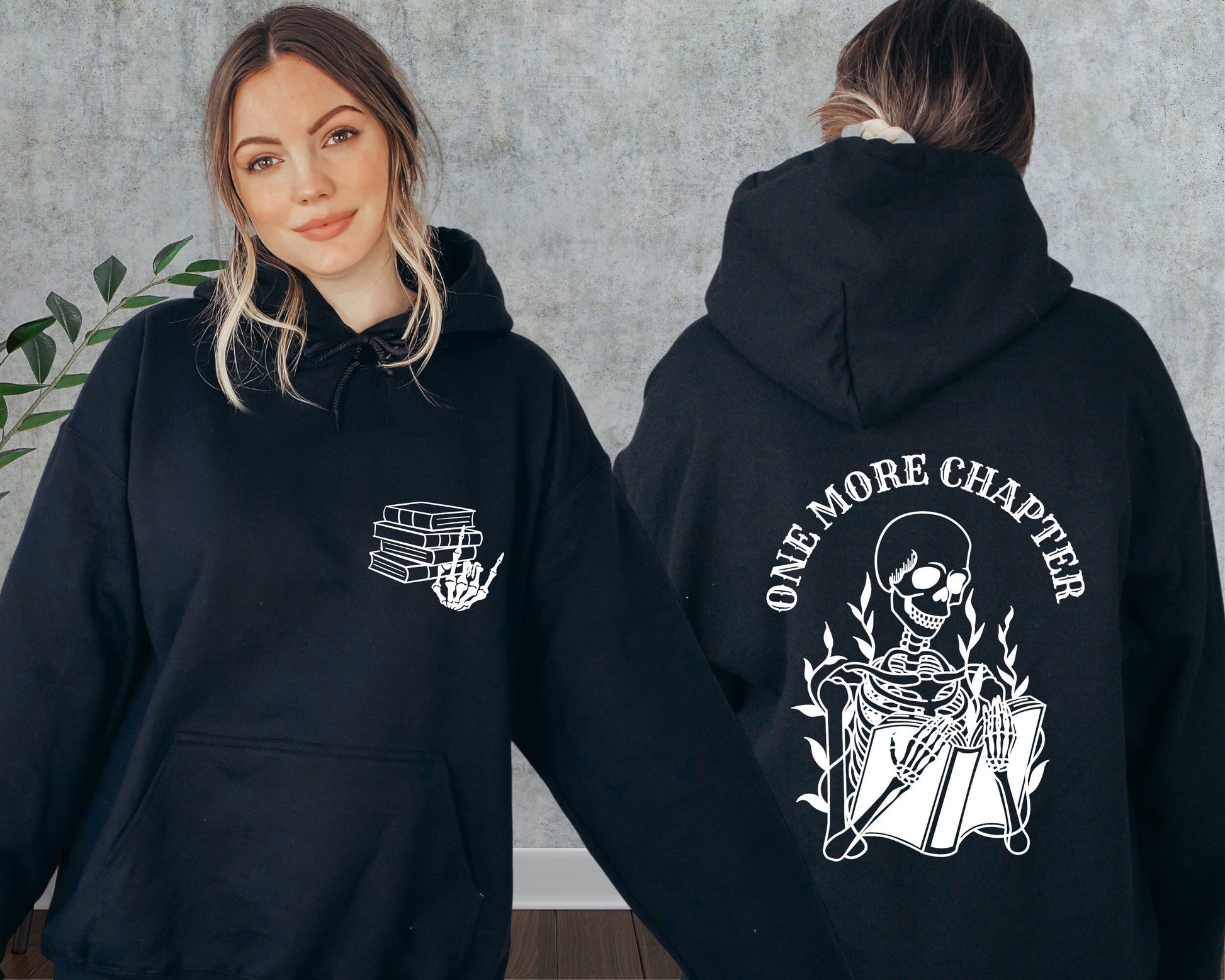 One More Chapter Graphic Sweatshirt - Book Lover Reading Tee