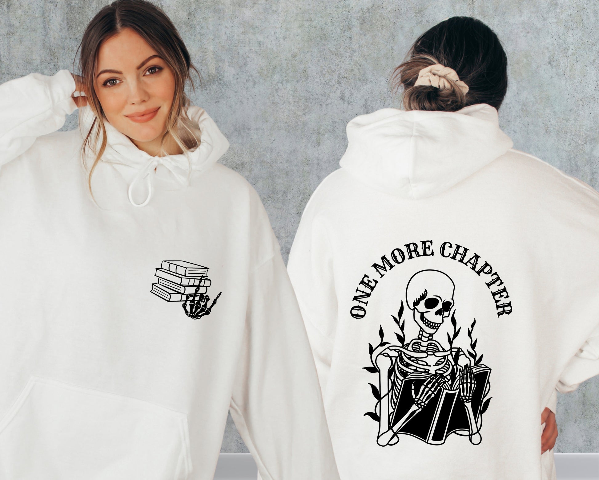 One More Chapter Graphic Sweatshirt - Book Lover Reading Tee