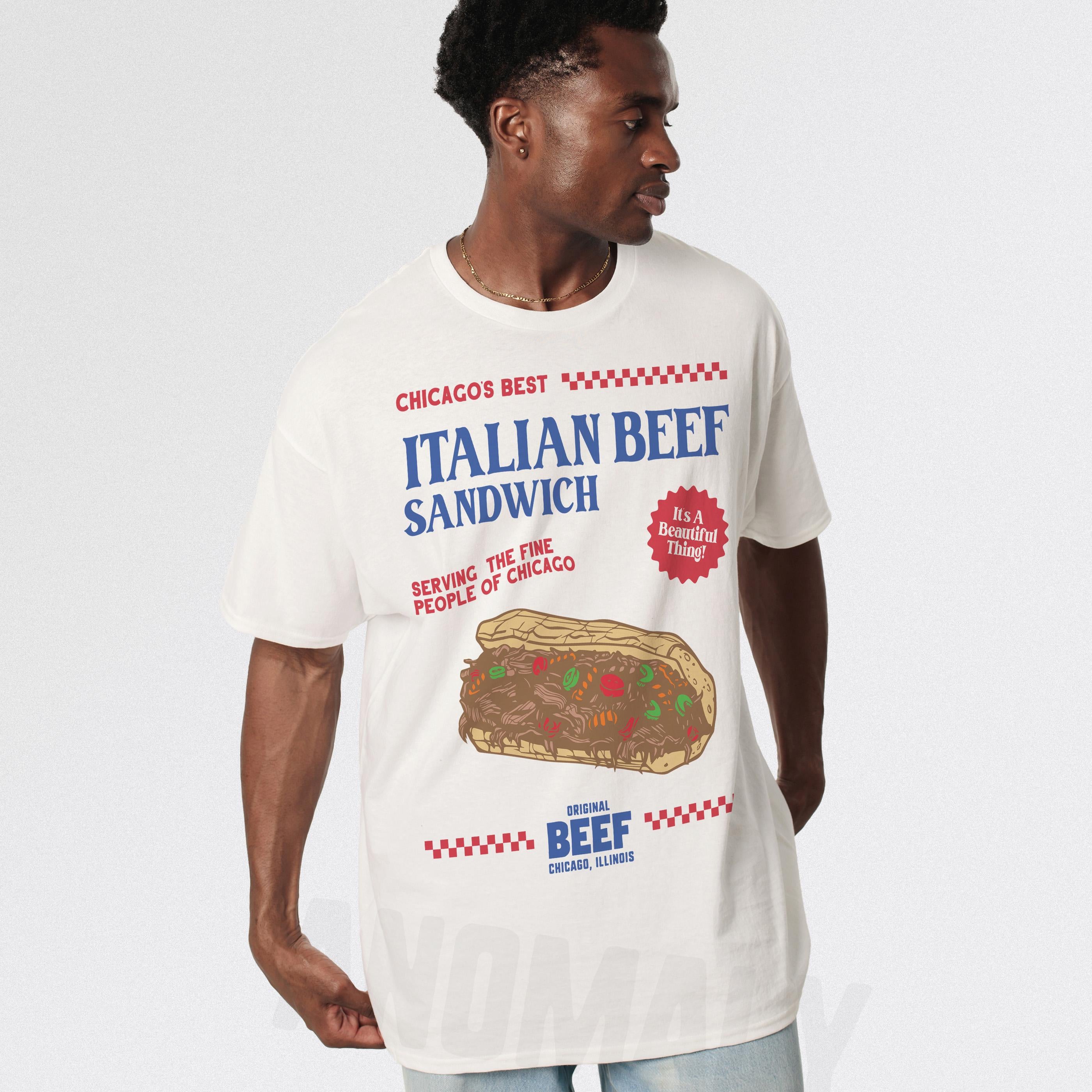 Original Beef Restaurant Shirt – Vintage Chicagoland Italian Beef Graphic Tee