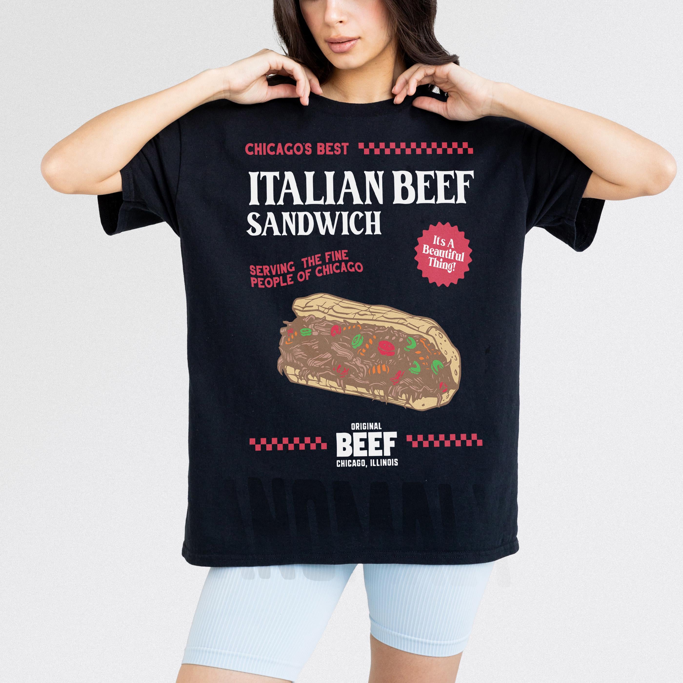 Original Beef Restaurant Shirt – Vintage Chicagoland Italian Beef Graphic Tee