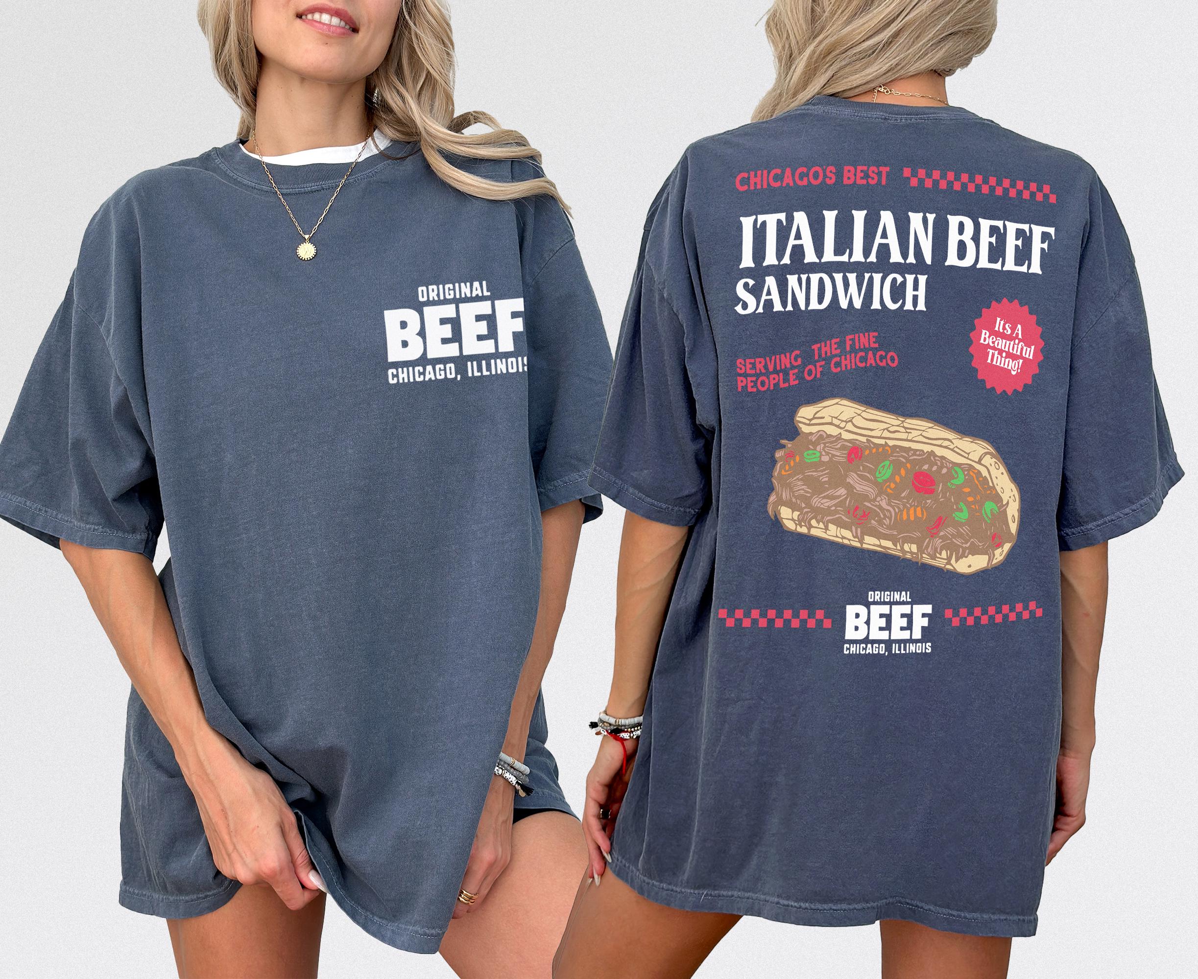 Original Beef T-Shirt – Retro TV Show Chicagoland Restaurant Graphic Tee
