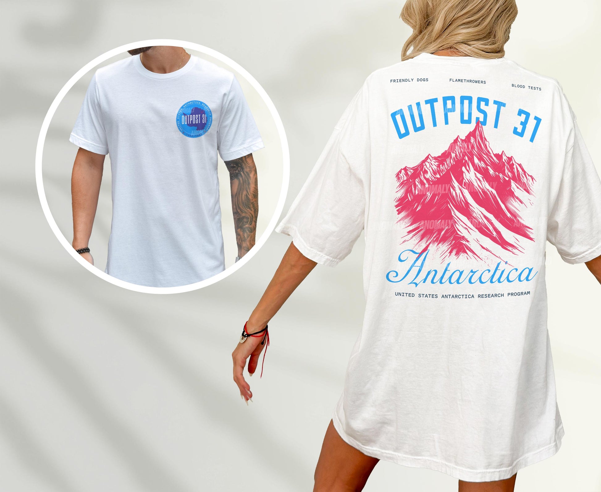 Outpost 31 Antarctica Graphic Tee – 80s Horror Movie The Thing T-Shirt