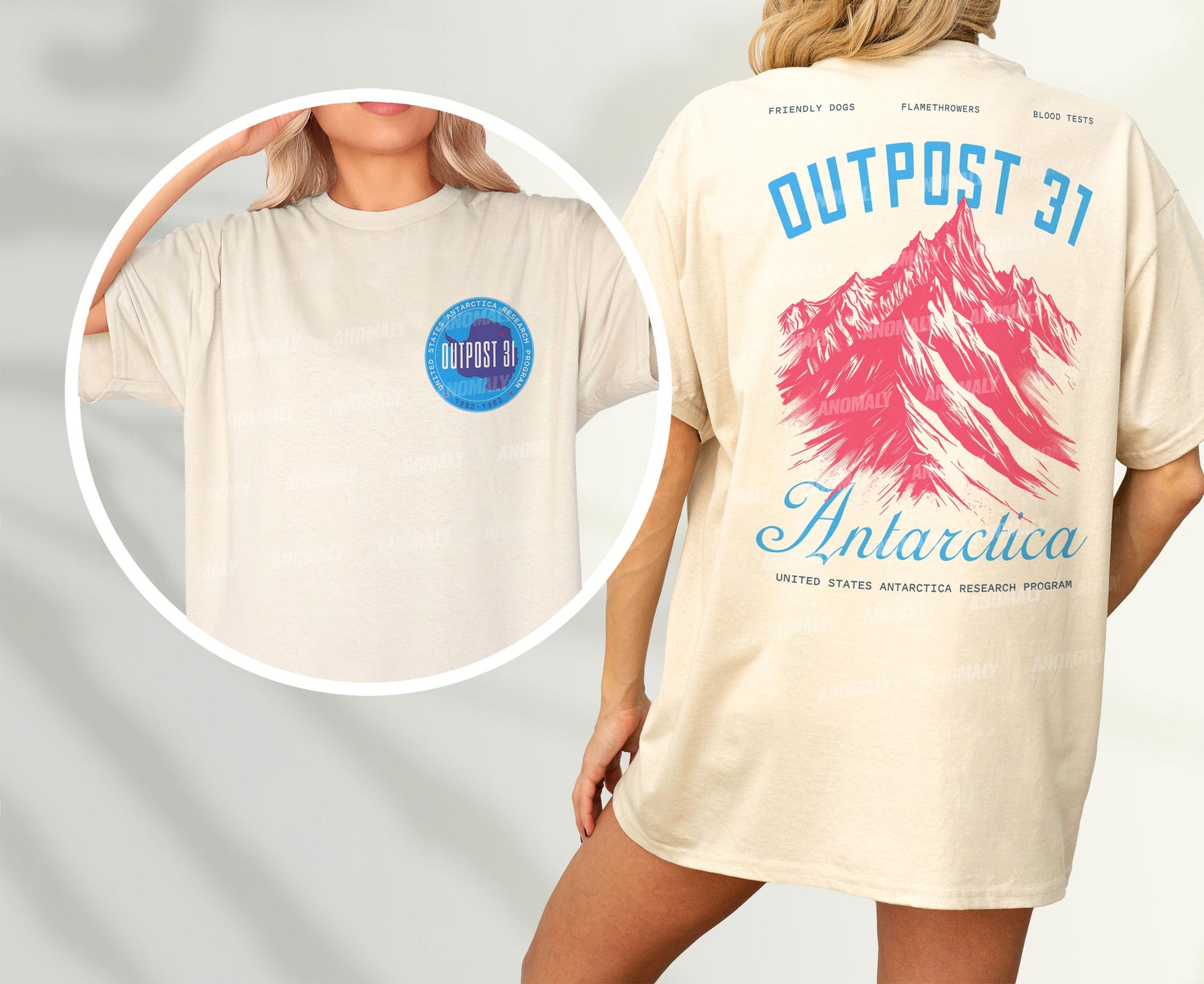 Outpost 31 Antarctica Graphic Tee – 80s Horror Movie The Thing T-Shirt