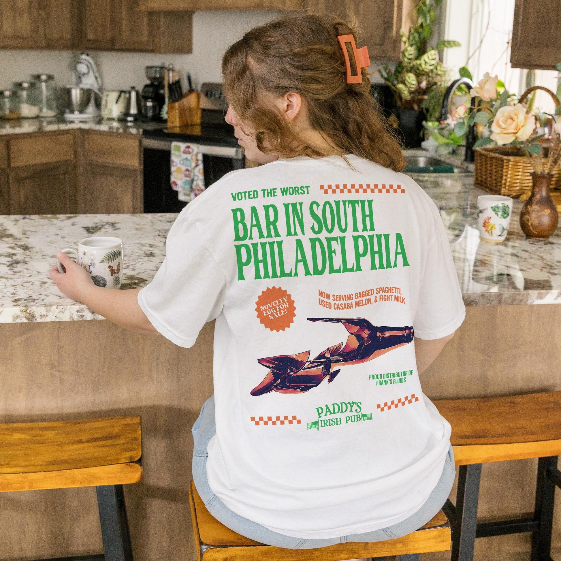 Paddy’s Pub T-Shirt – Front & Back It’s Always Sunny in Philadelphia Funny Irish Bar Graphic Tee