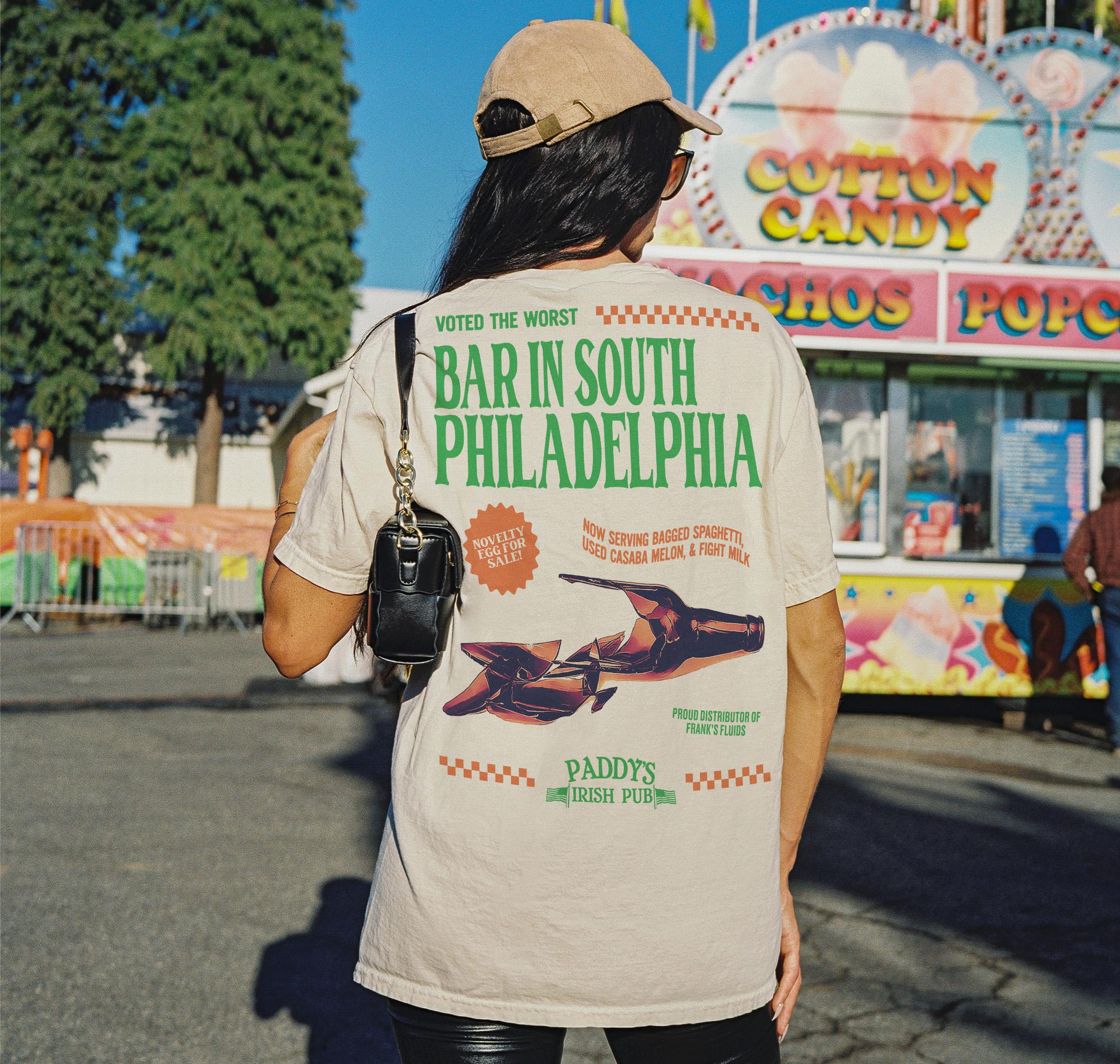 Paddy’s Pub T-Shirt – Front & Back It’s Always Sunny in Philadelphia Funny Irish Bar Graphic Tee