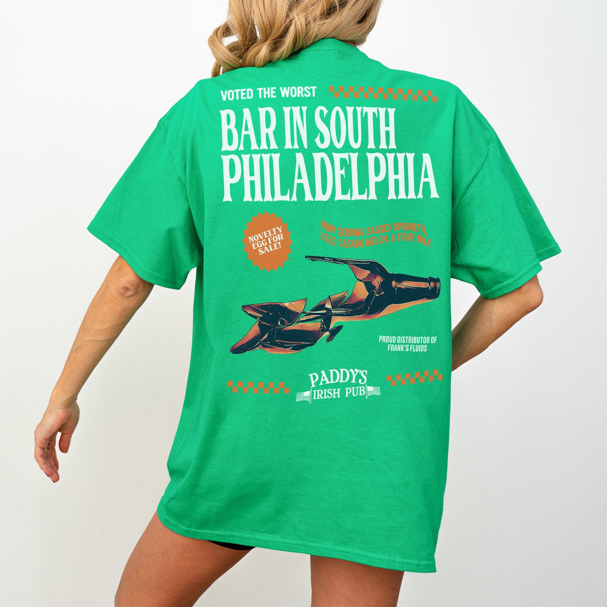 Paddy’s Pub T-Shirt – Front & Back It’s Always Sunny in Philadelphia Funny Irish Bar Graphic Tee