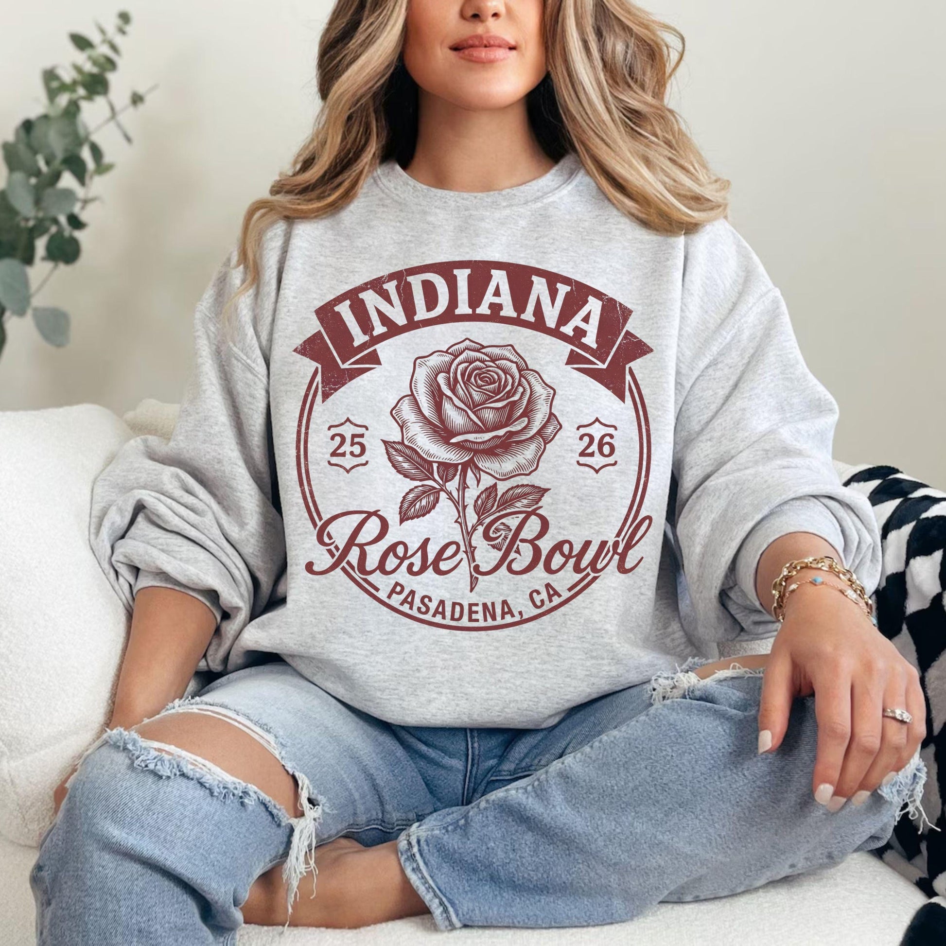 Pasadena California Football Graphic Sweatshirt – Retro College Game Day Fan Shirt