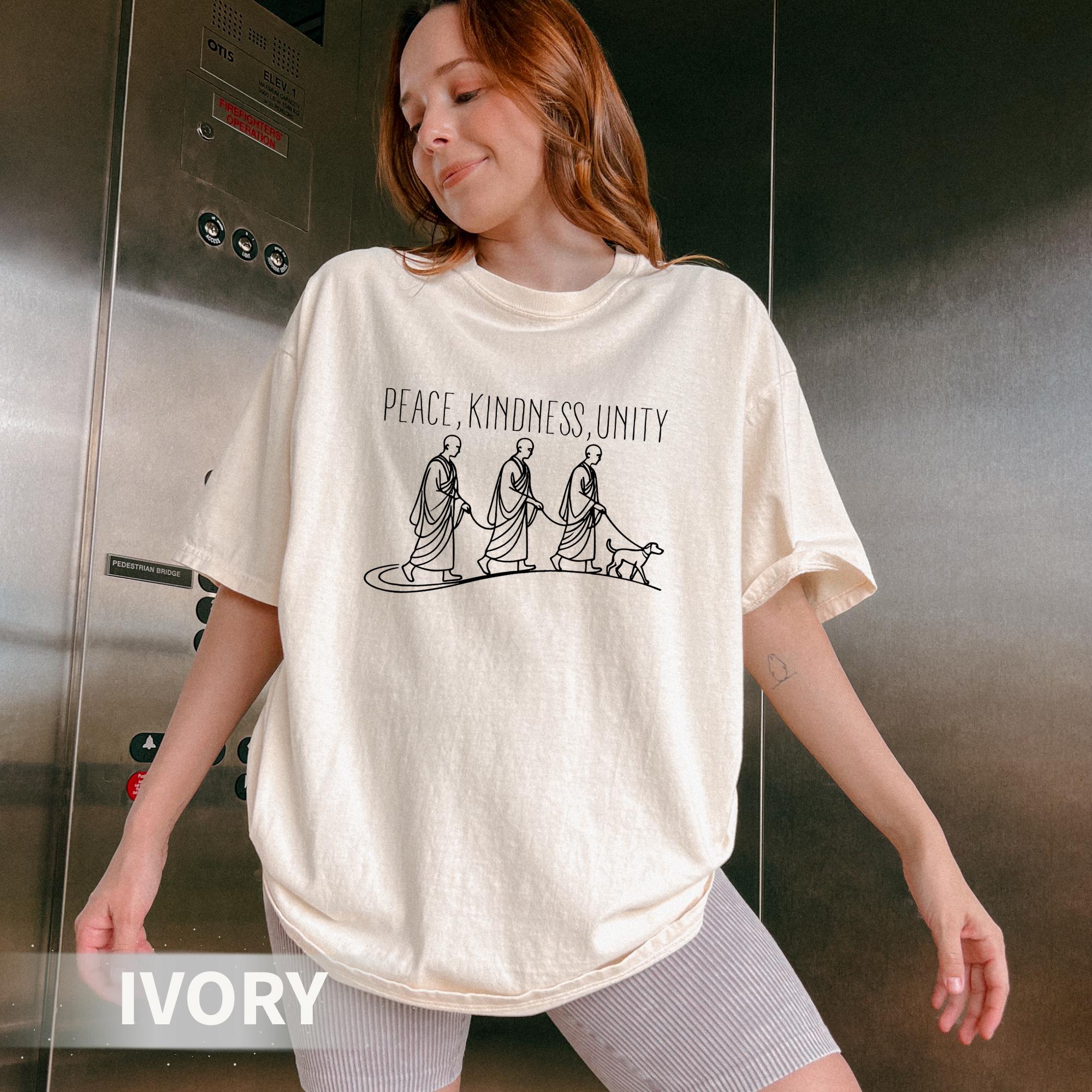 Peace Kindness Unity Long Sleeve Shirt – Spiritual Zen Aesthetic Tee