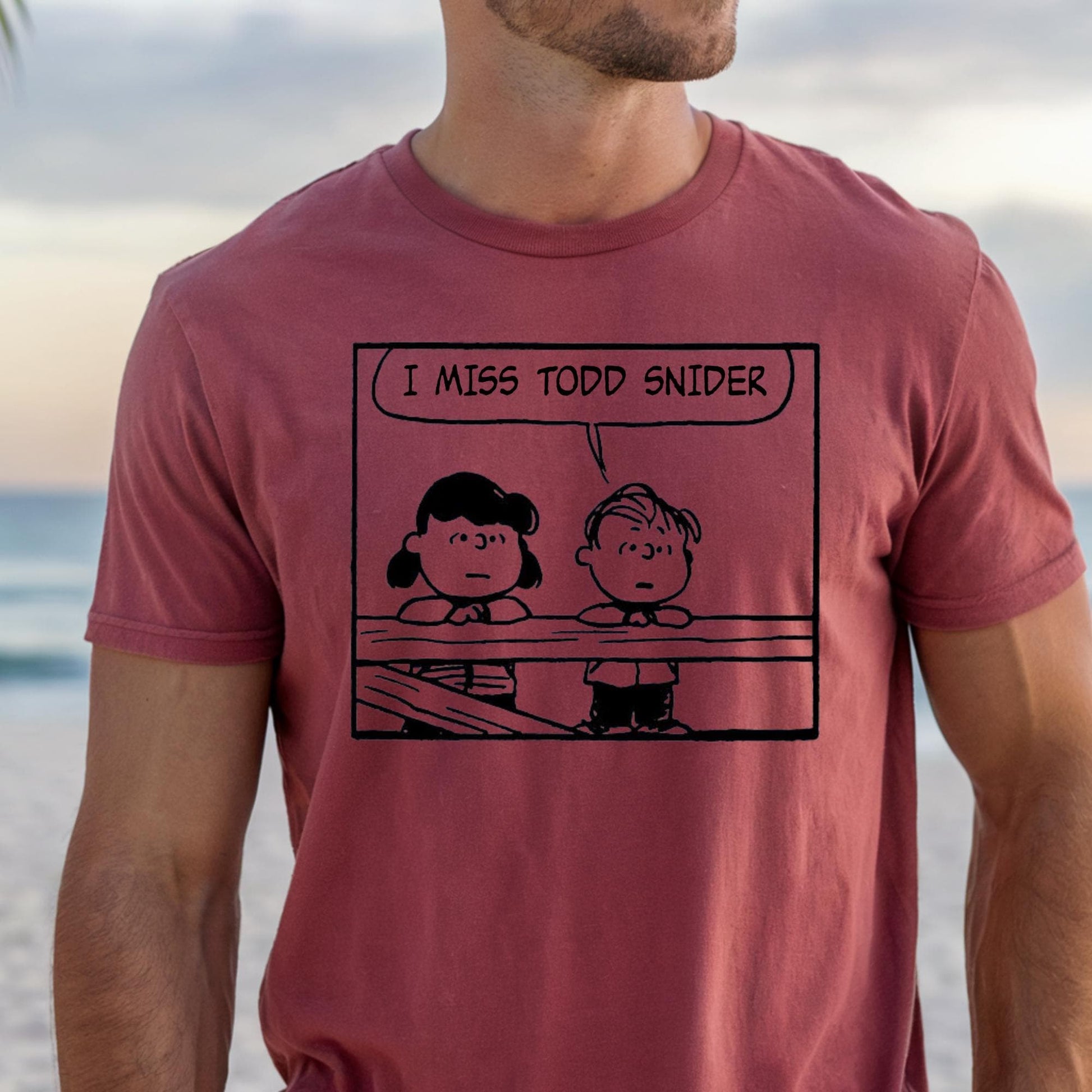 Peanuts x Todd Snider Inspired T-Shirt – I Miss Todd Snider Americana Music Tee