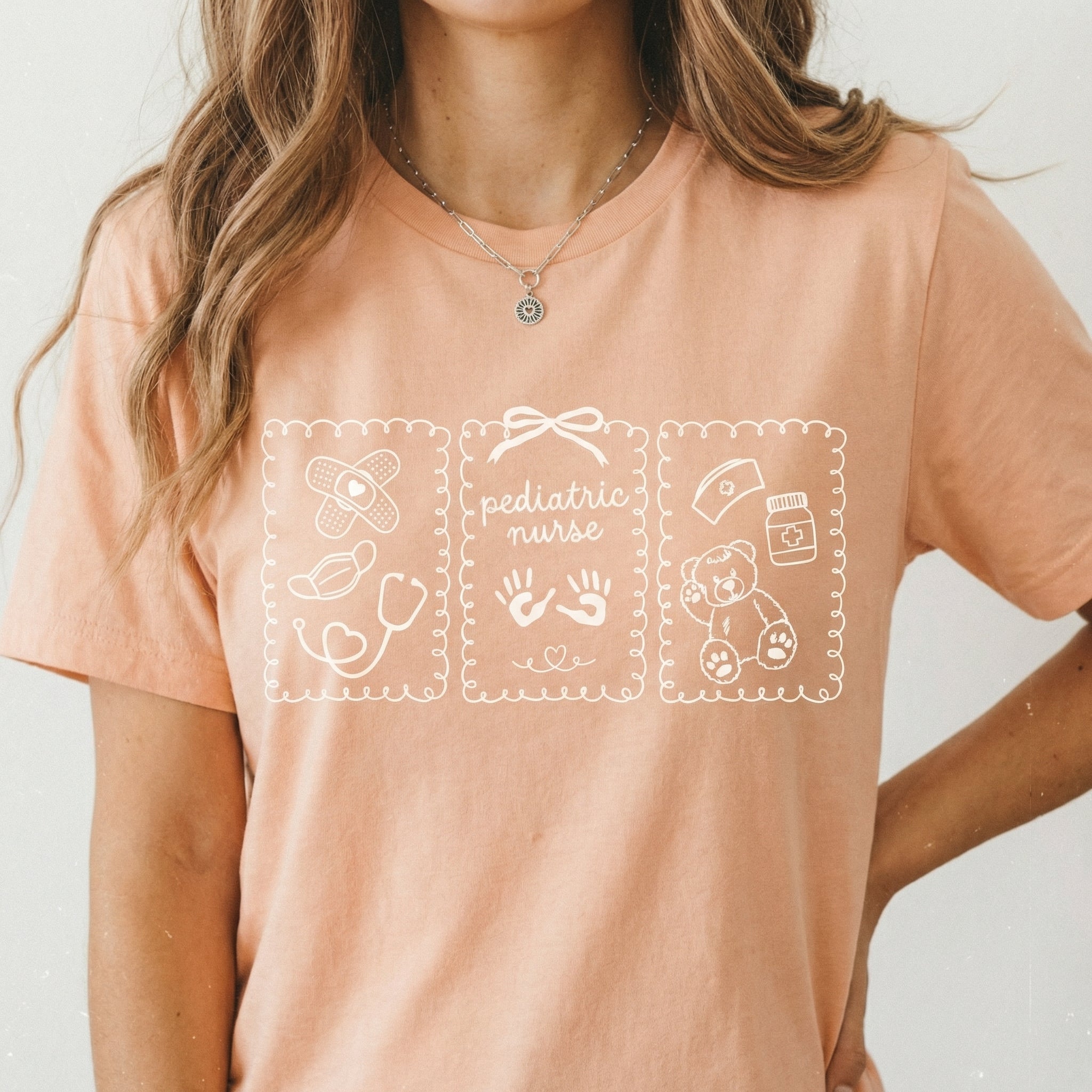 Pediatric Nurse Graphic Shirt – Cute PICU Bear Crewneck – Nurse Gift