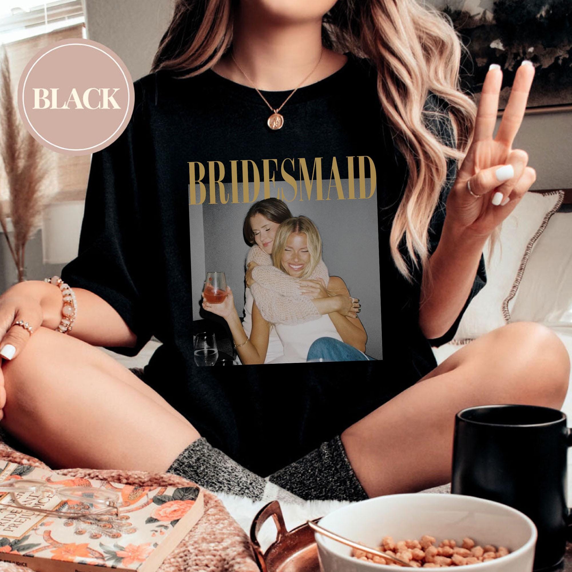 Personalized Bachelorette Shirt with Custom Photo, Bridesmaid Tee, Team Bride Outfit, Bridal Shower Gift