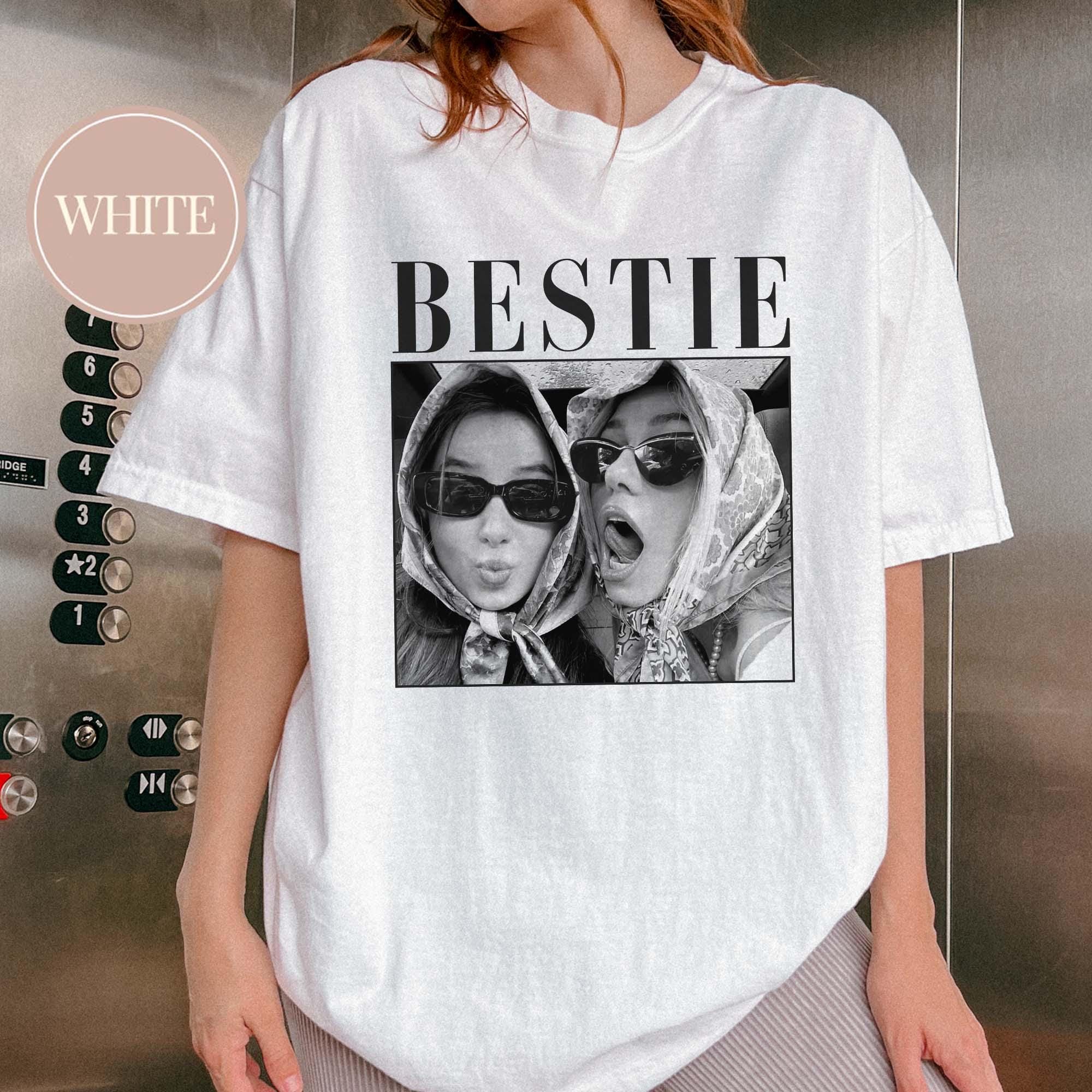 Personalized Bestie Shirt with Custom Photo, Best Friend Tee, Friendship Gift, BFF Birthday Gift Idea