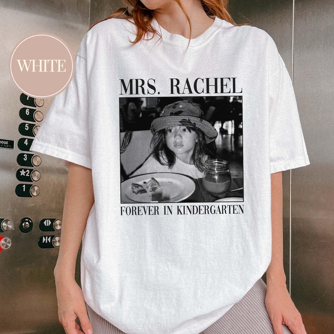 Personalized Forever in Kindergarten Shirt, Custom Kindergarten Teacher Tee, K Teacher Gift