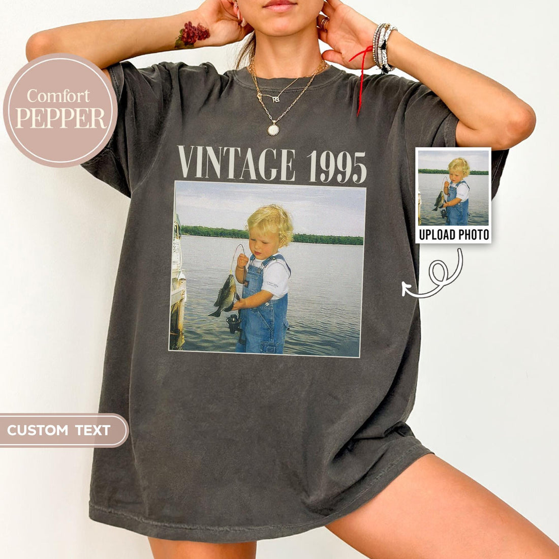 Personalized 30th Birthday Photo Shirt, Custom Unisex Birthday Tee, 30th & 40th Birthday Gift, Vintage Year Shirt