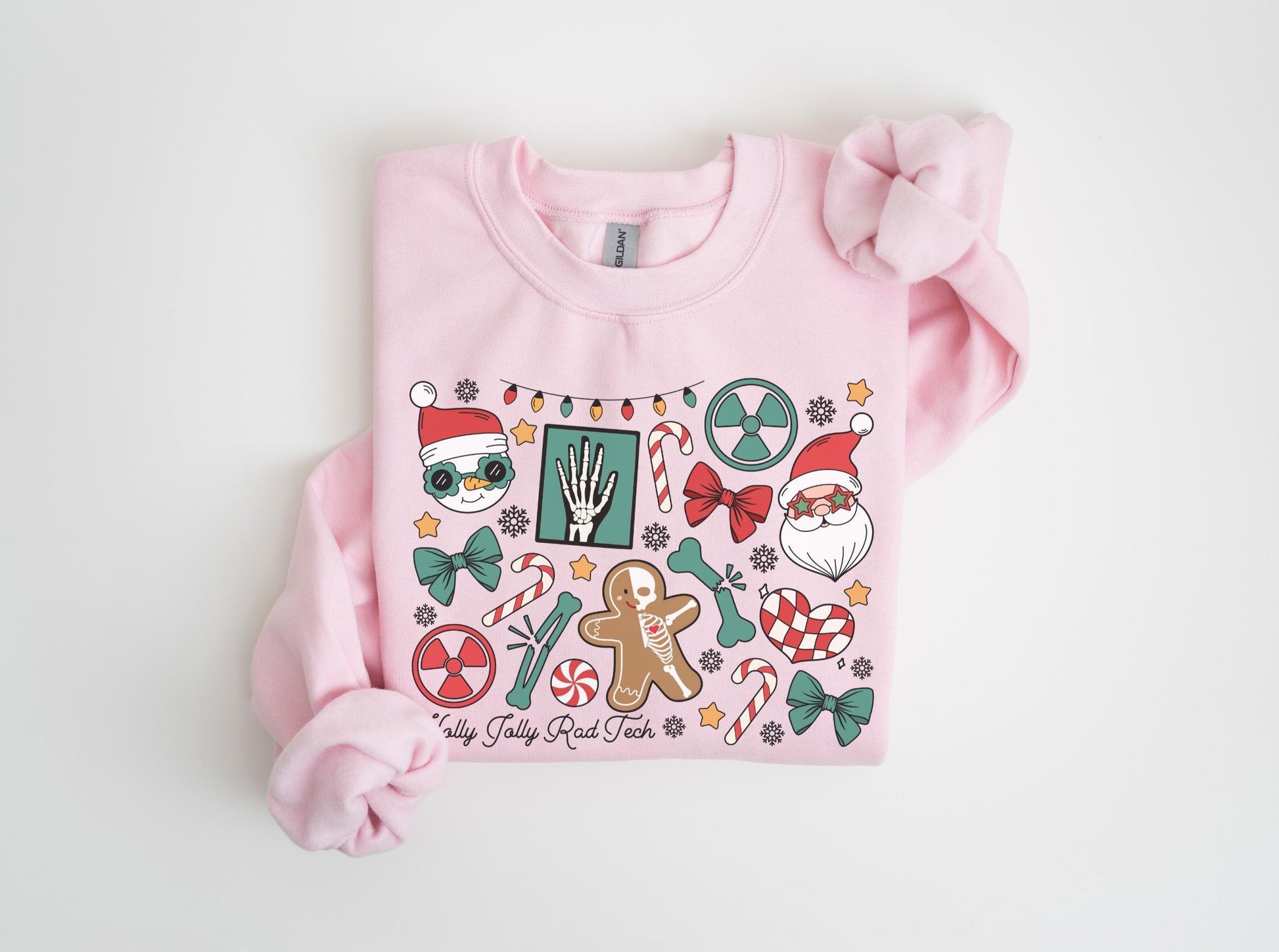 Holly Jolly Radiology Crew Christmas Sweatshirt – RAD Tech Holiday Sweater