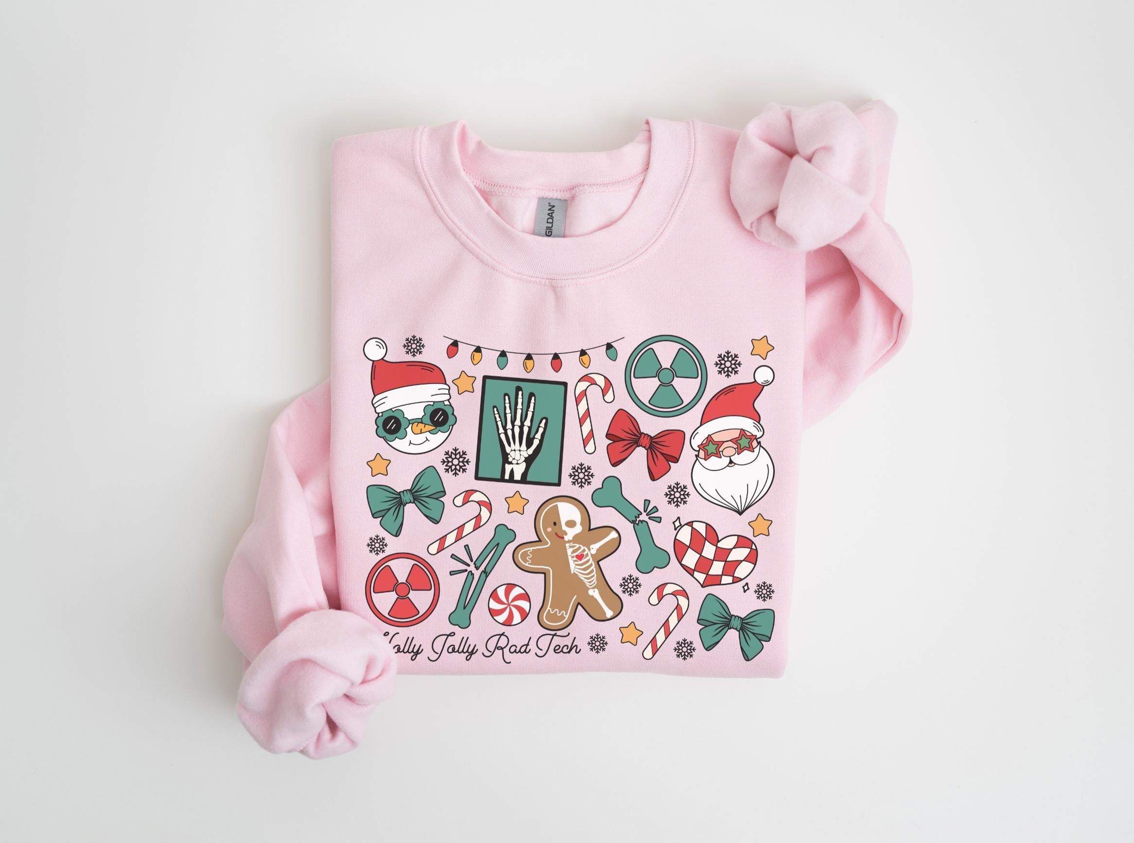 Holly Jolly Radiology Crew Christmas Sweatshirt – RAD Tech Holiday Sweater