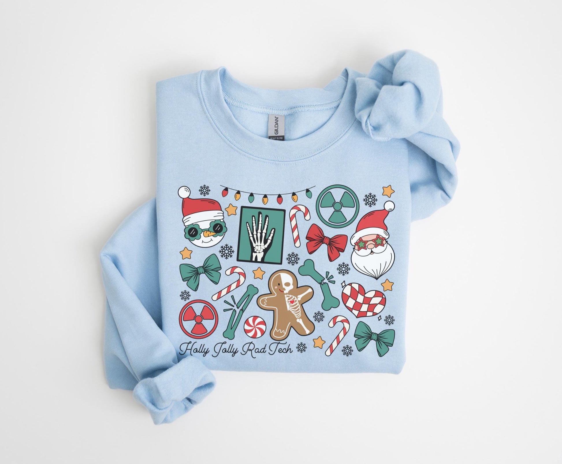 Holly Jolly Radiology Crew Christmas Sweatshirt – RAD Tech Holiday Sweater