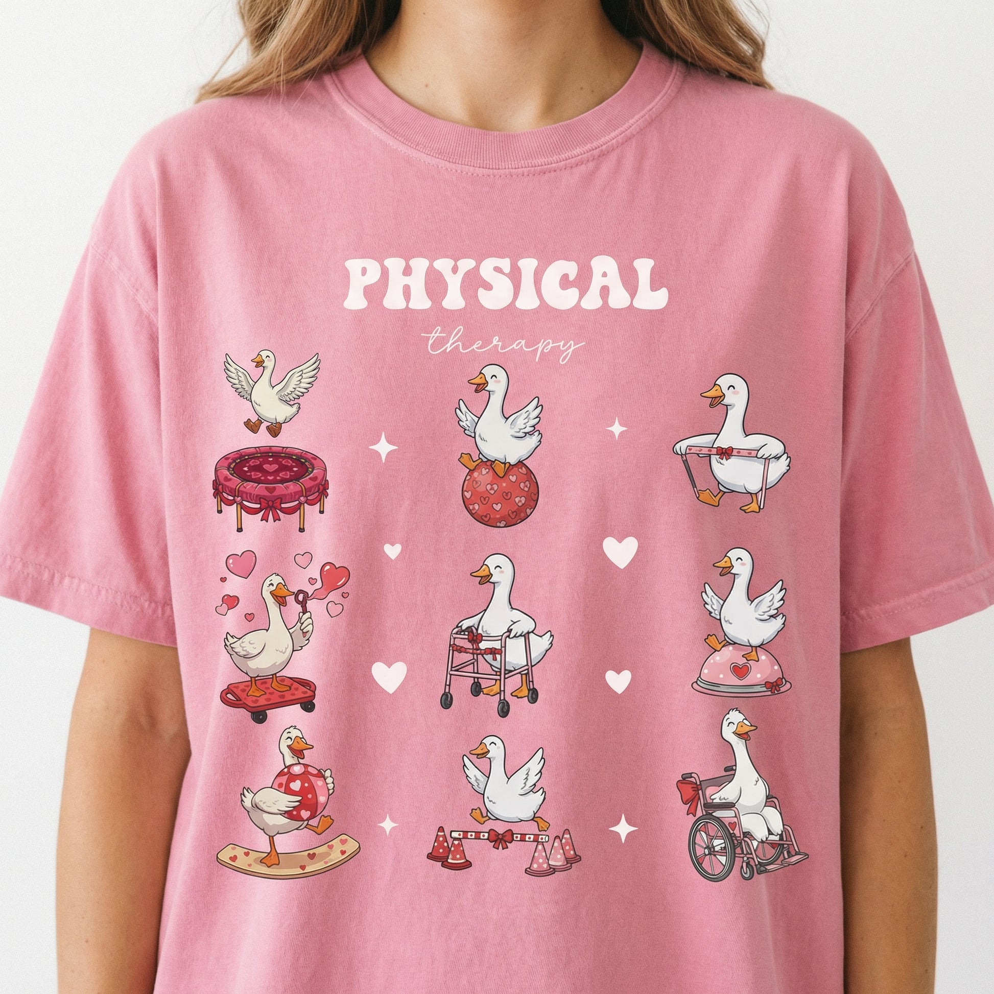 Physical Therapy Valentine T-Shirt – PT Heart Graphic Therapist Tee