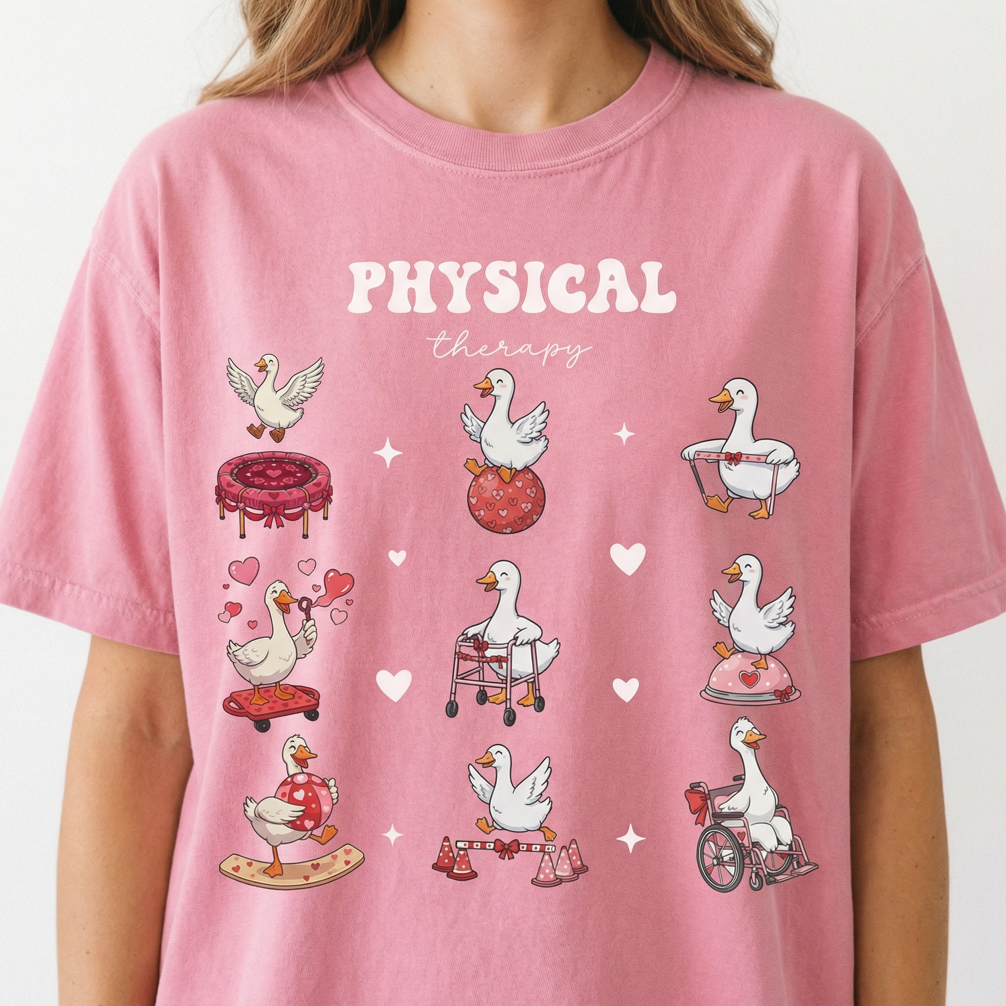 Physical Therapy Valentine T-Shirt – PT Heart Graphic Therapist Tee