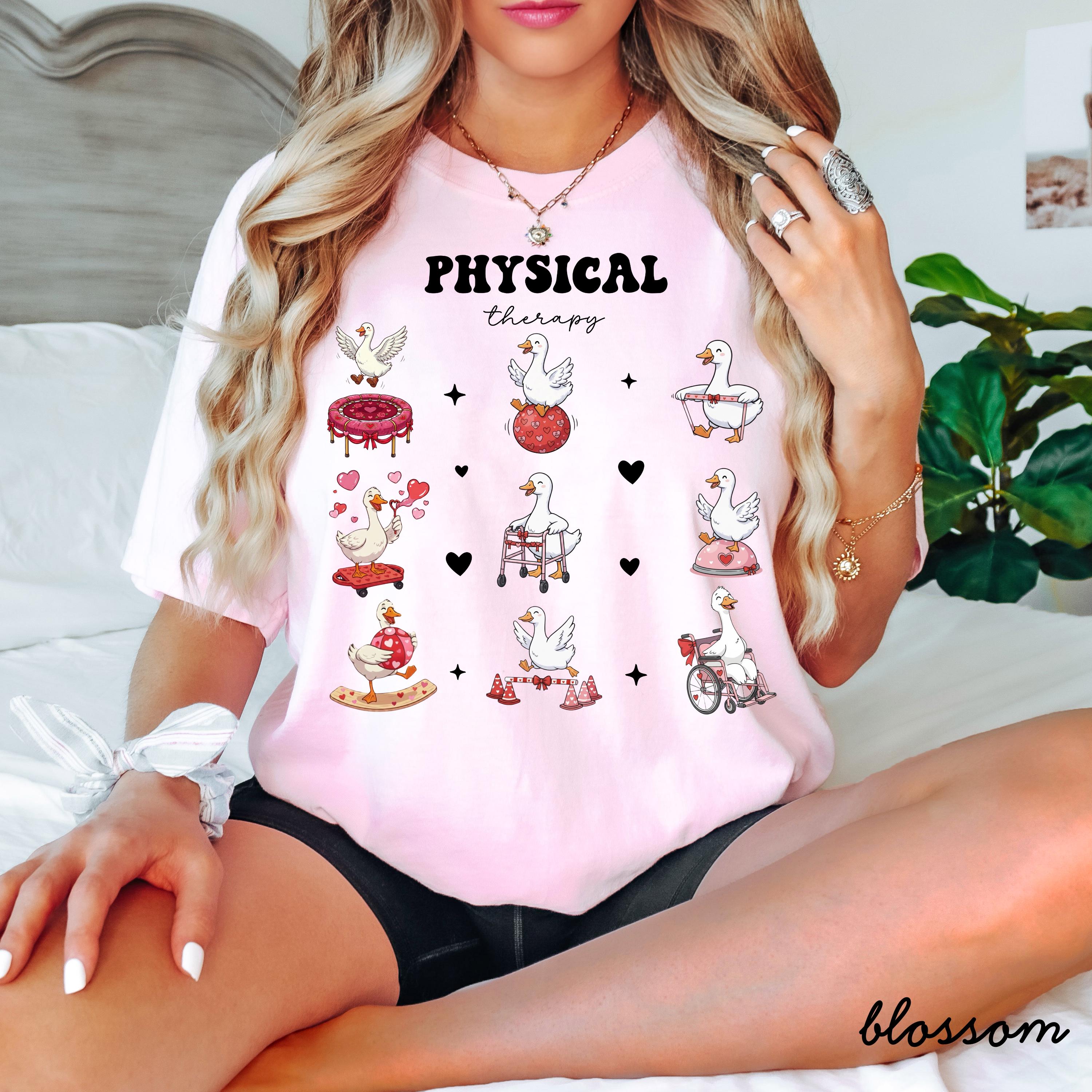 Physical Therapy Valentine T-Shirt – PT Heart Graphic Therapist Tee