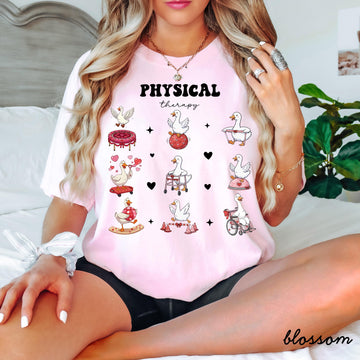 Physical Therapy Valentine T-Shirt – PT Heart Graphic Therapist Tee