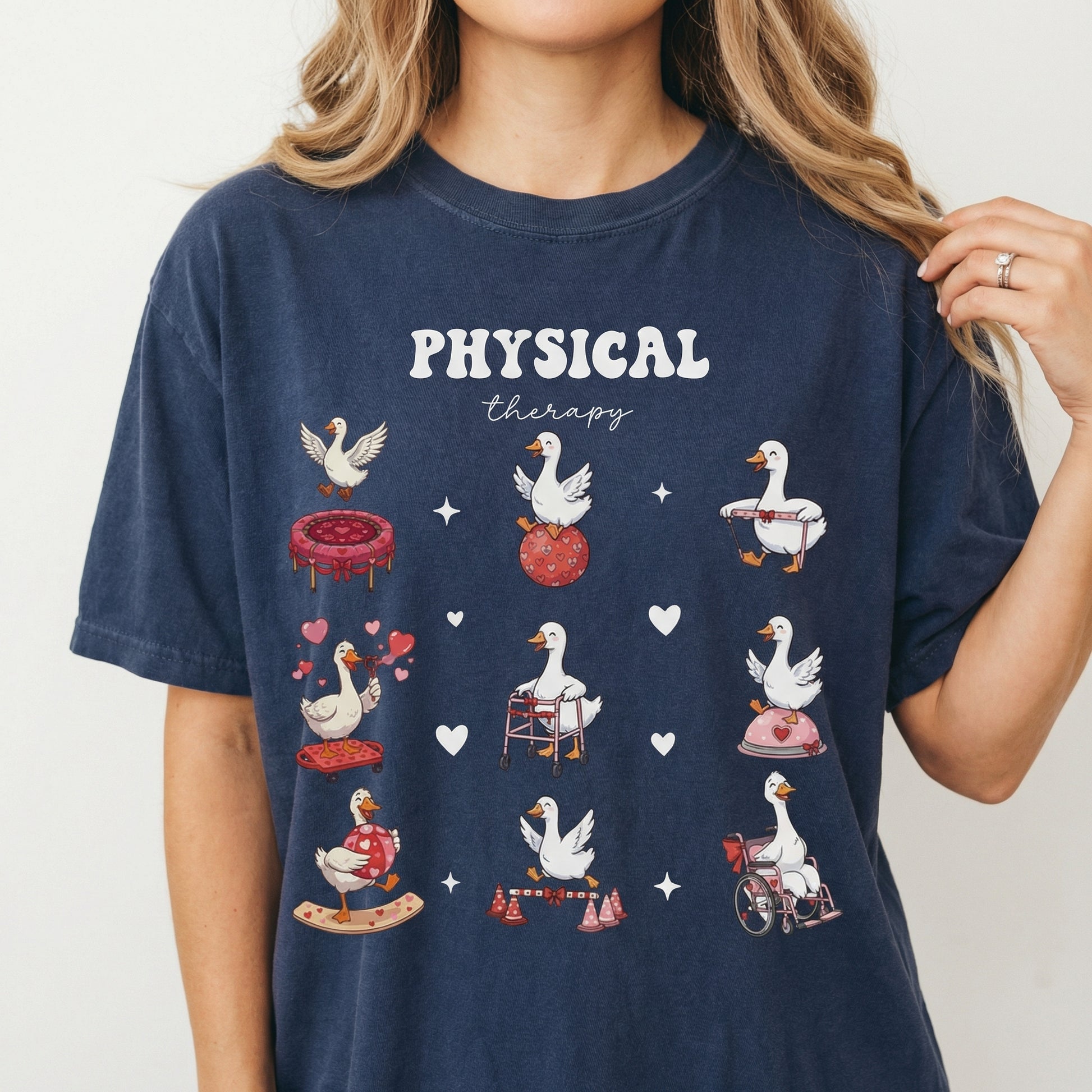 Physical Therapy Valentine T-Shirt – PT Heart Graphic Therapist Tee