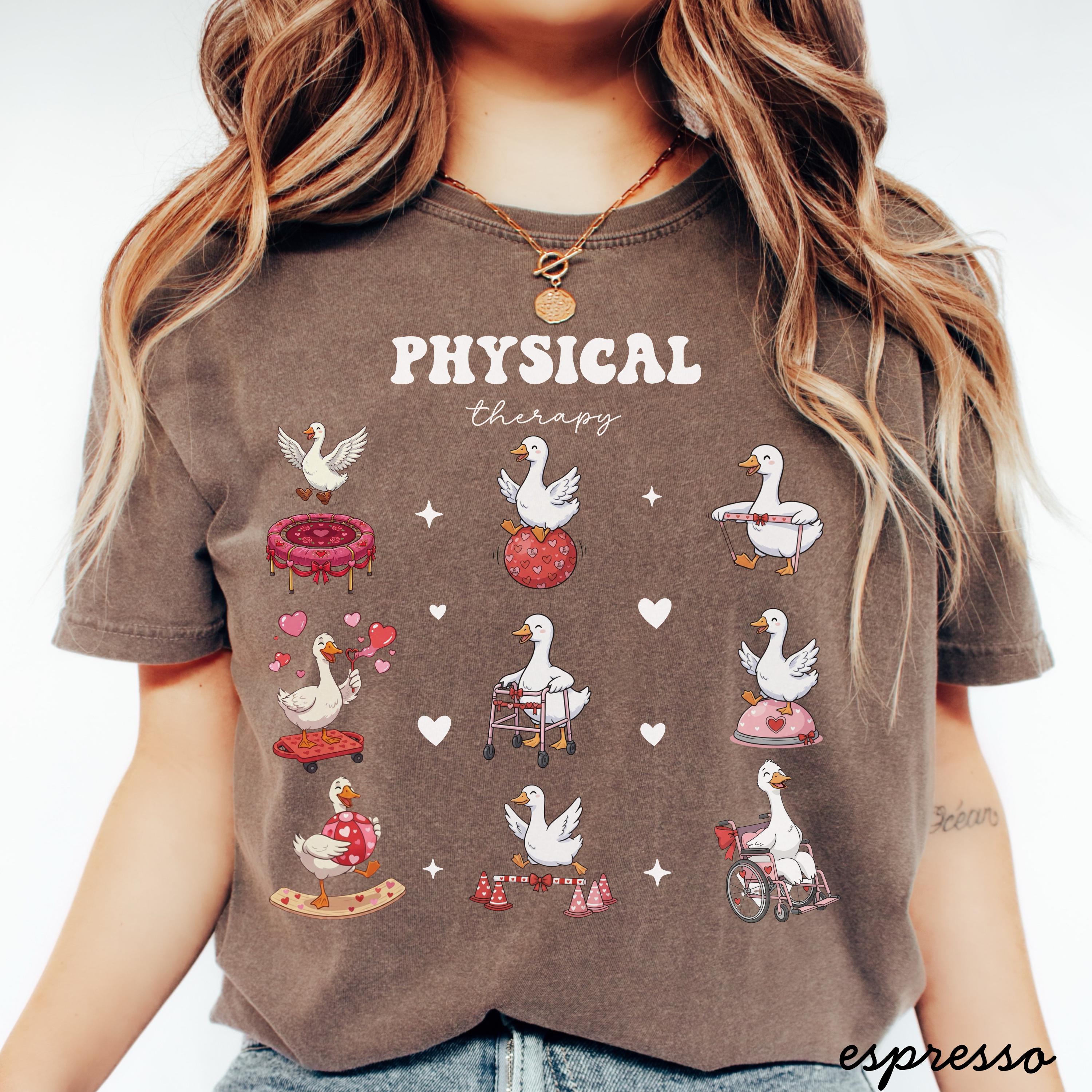 Physical Therapy Valentine T-Shirt – PT Heart Graphic Therapist Tee