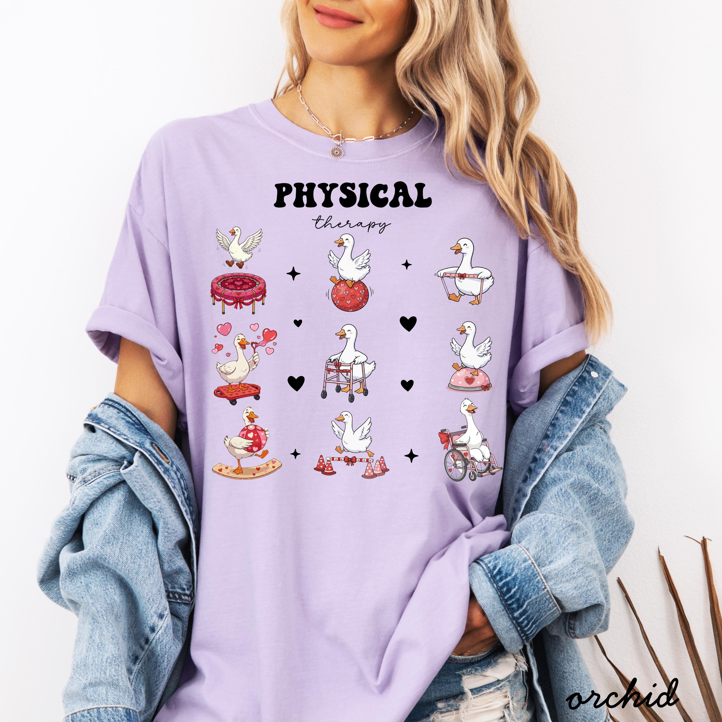 Physical Therapy Valentine T-Shirt – PT Heart Graphic Therapist Tee