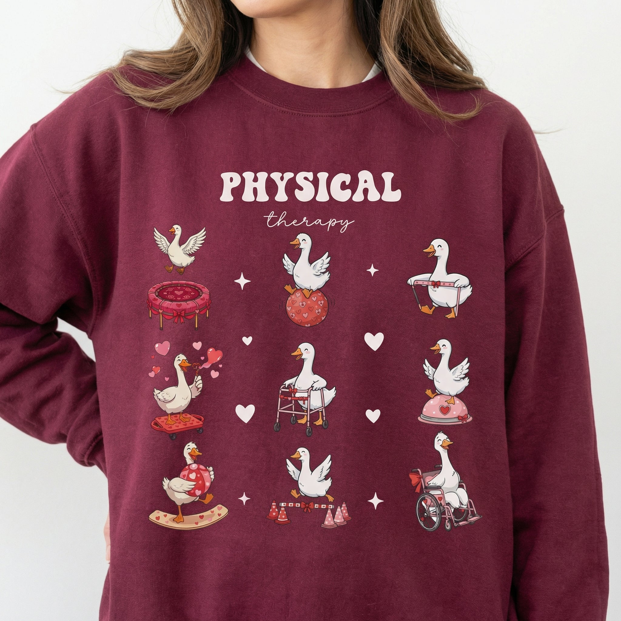 Physical Therapy Valentine T-Shirt – PT Heart Graphic Therapist Tee