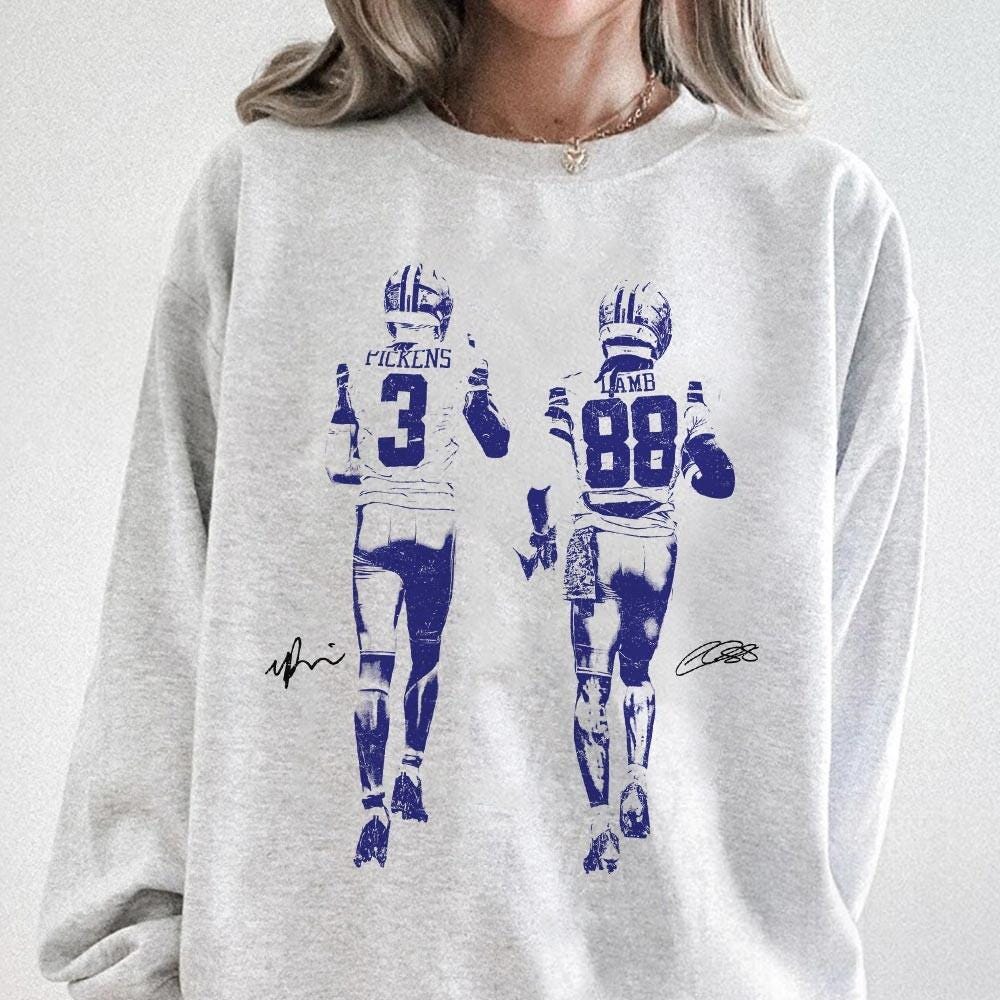 Vintage Football Graphic T-Shirt – Pickens & CeeDee Inspired Retro Fan Tee Unisex