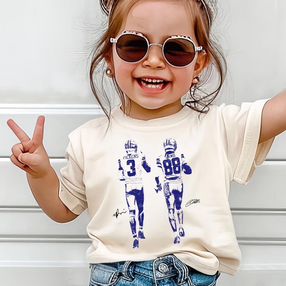 Vintage Football Graphic T-Shirt – Pickens & CeeDee Inspired Retro Fan Tee Unisex