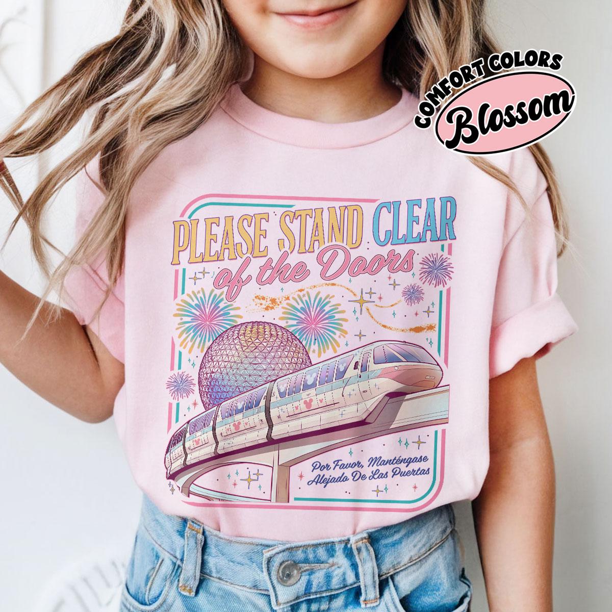 Please Stand Clear Of The Doors Shirt – Magic Monorail Tee – Family Trip Vacation Shirt