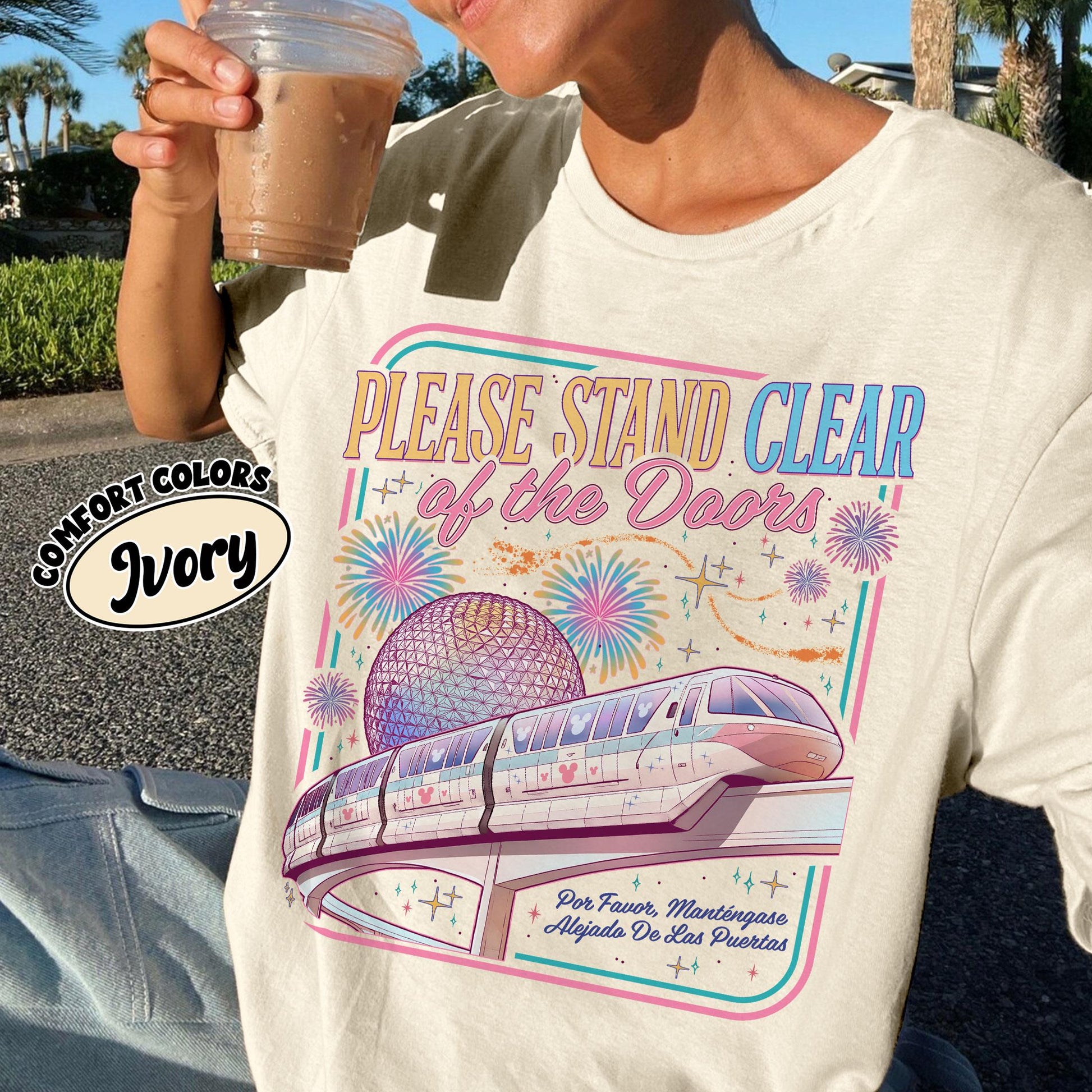 Please Stand Clear Of The Doors Shirt – Magic Monorail Tee – Family Trip Vacation Shirt