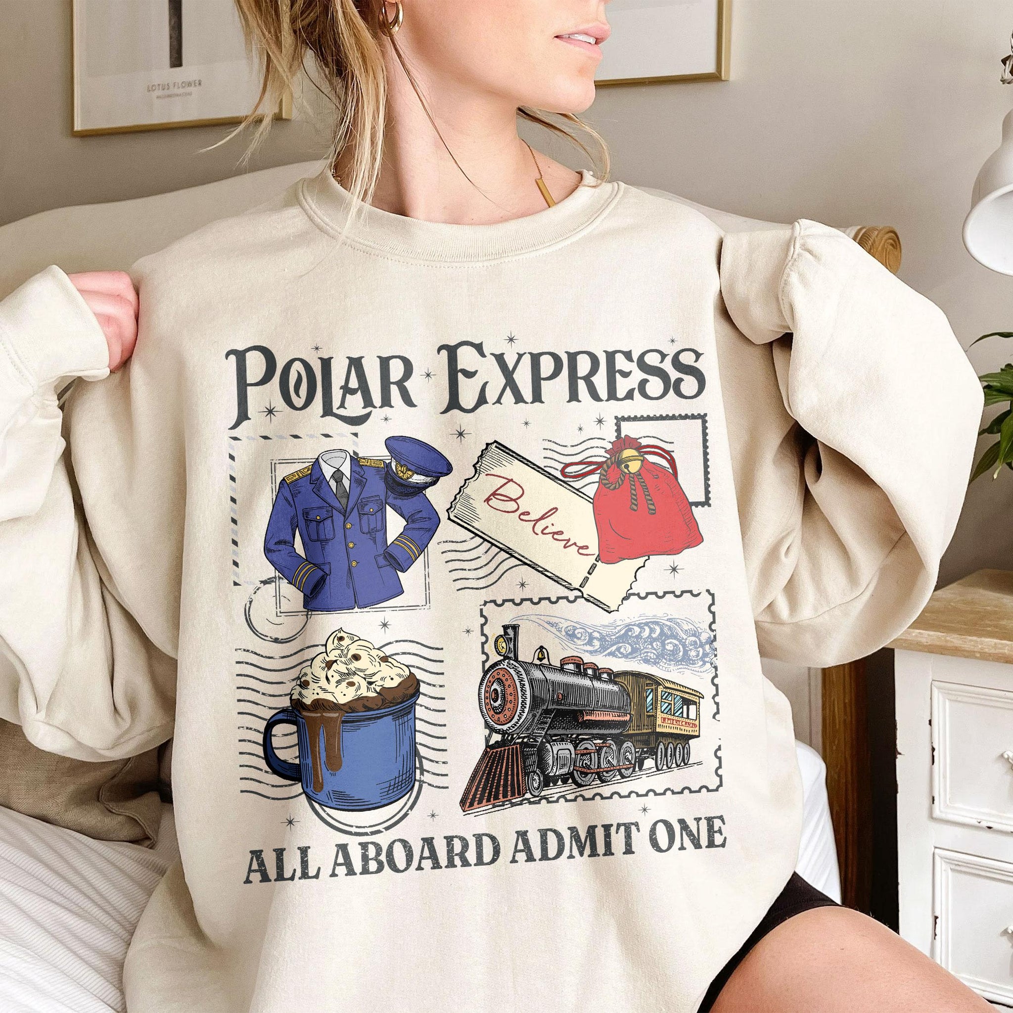 Polar Express Believe Christmas Shirt – 90s Holiday Movie Shirt – North Pole Magic Christmas Tee – Holiday Gift Shirt