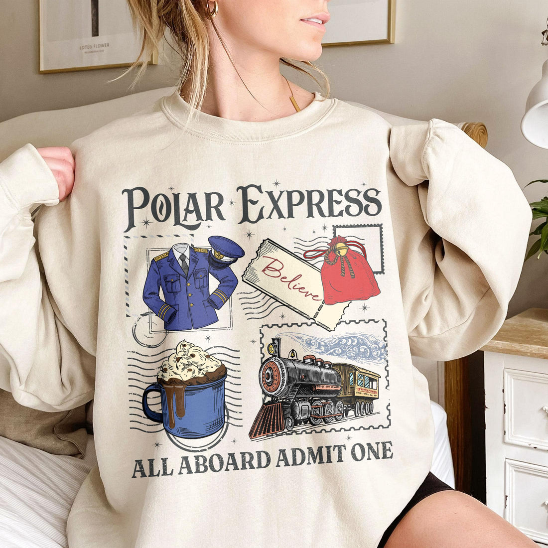 Polar Express Believe Christmas Shirt – 90s Holiday Movie Shirt – North Pole Magic Christmas Tee – Holiday Gift Shirt