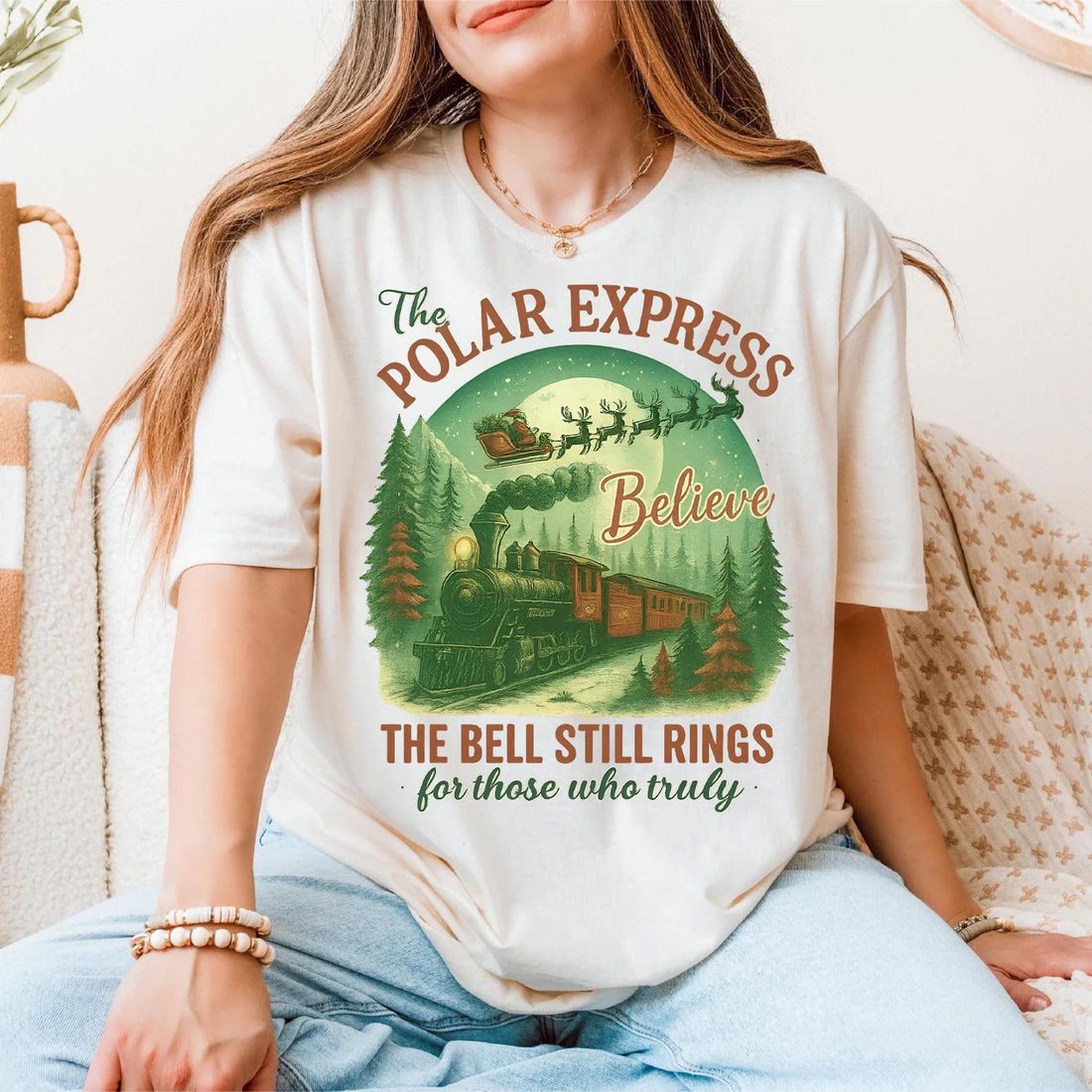 Polar Express Christmas Shirt – Xmas Crewneck Sweatshirt – Christmas Vibes Gift Shirt – Merry Christmas Party Tee